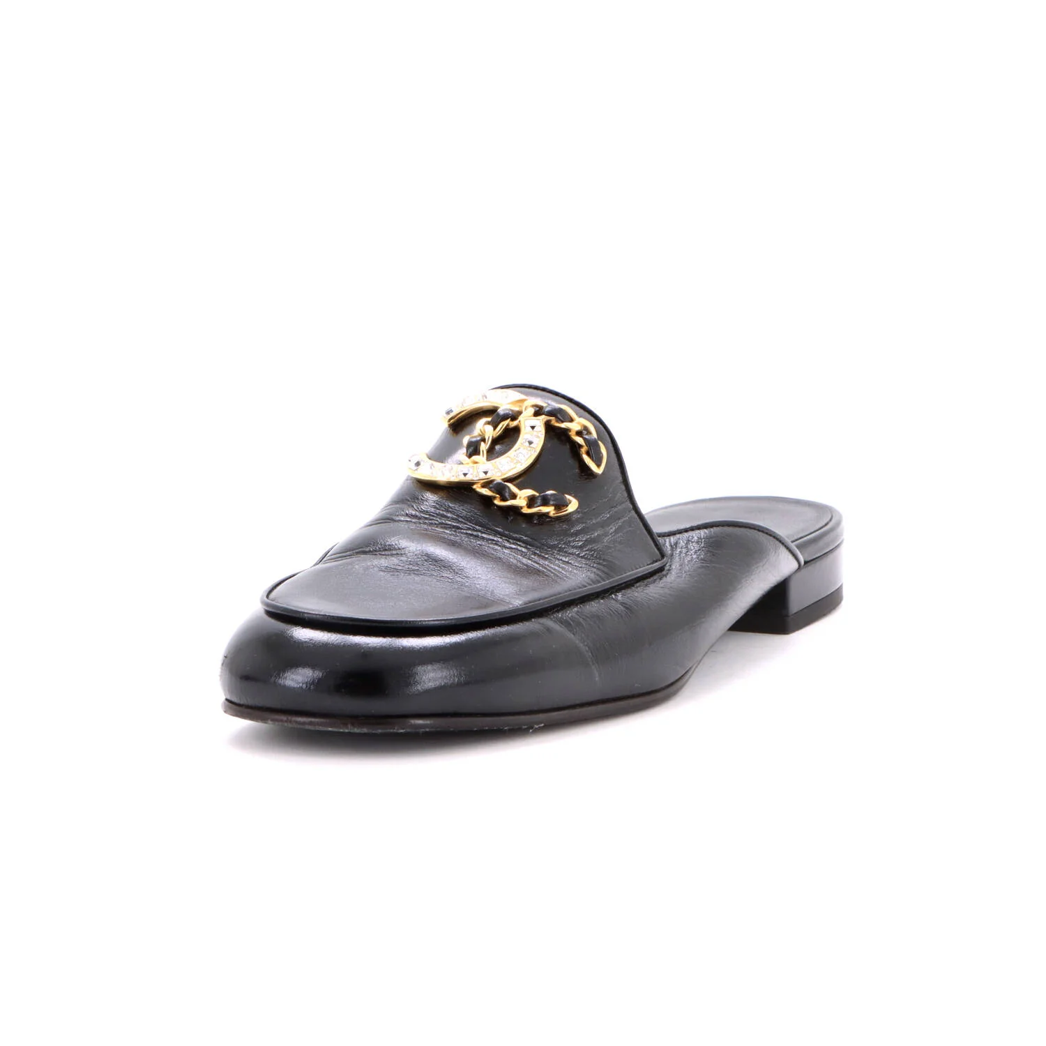 Women's CC Flat Mules Leather