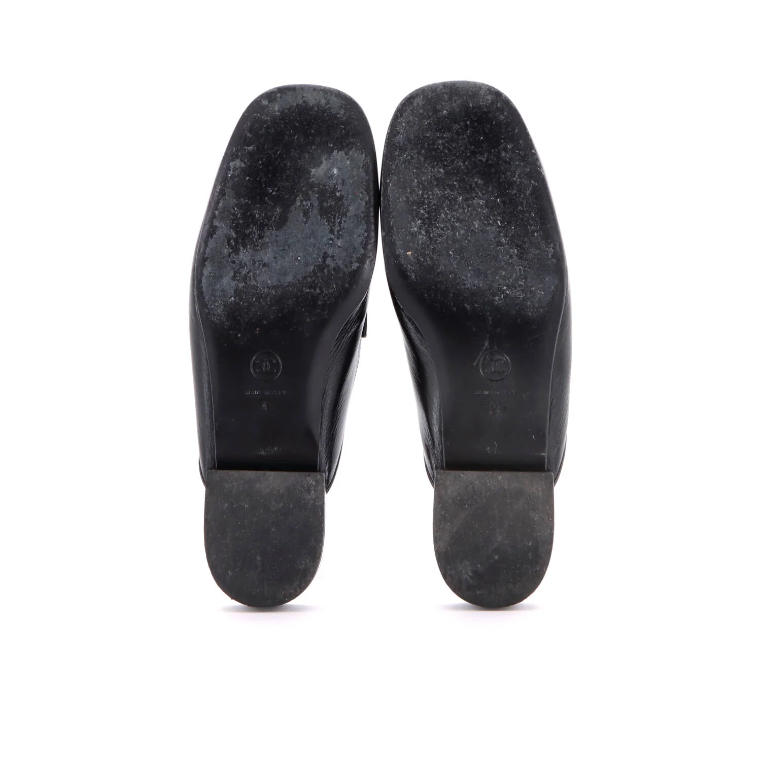 Women's CC Flat Mules Leather - Image 4