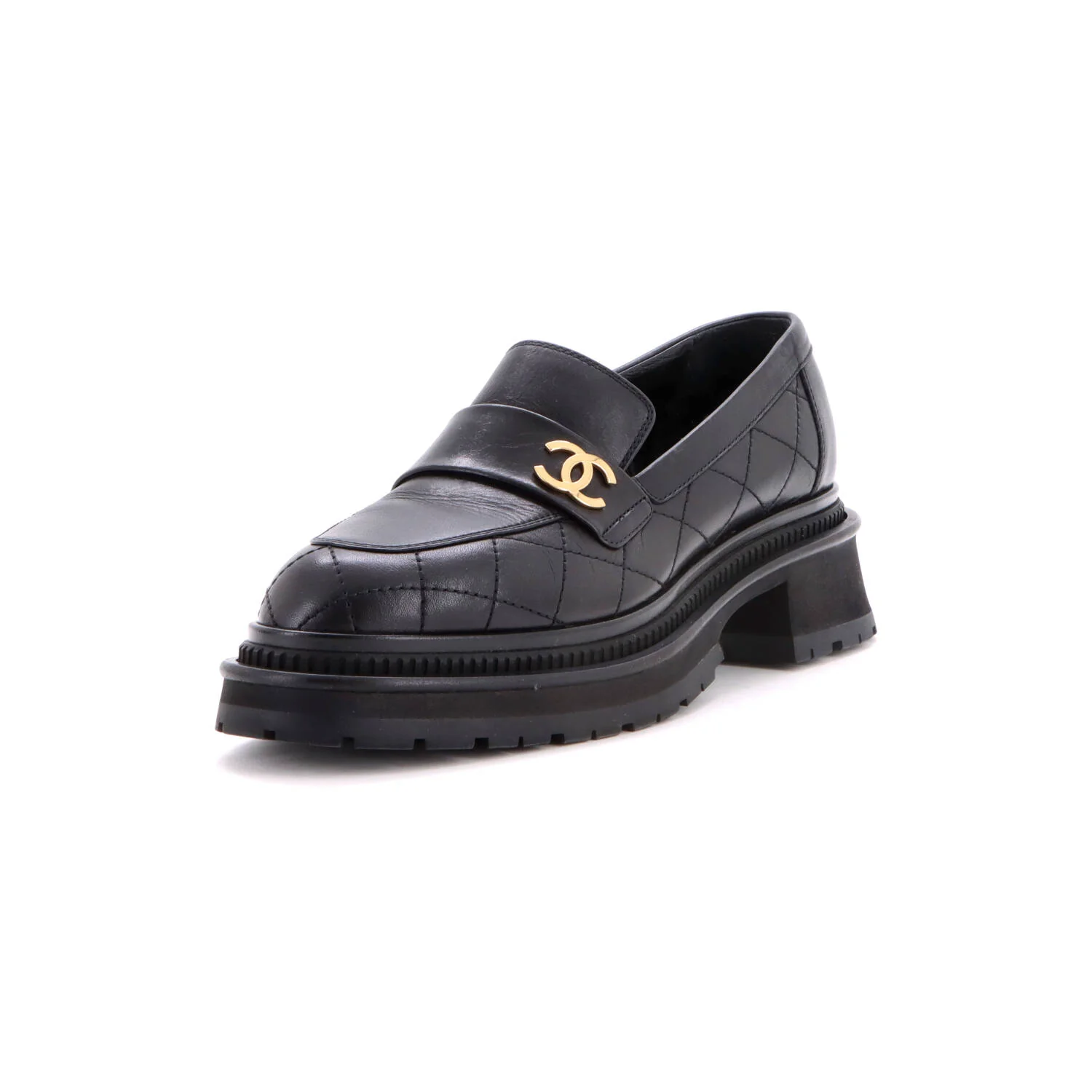 Women's CC Loafers Quilted Leather