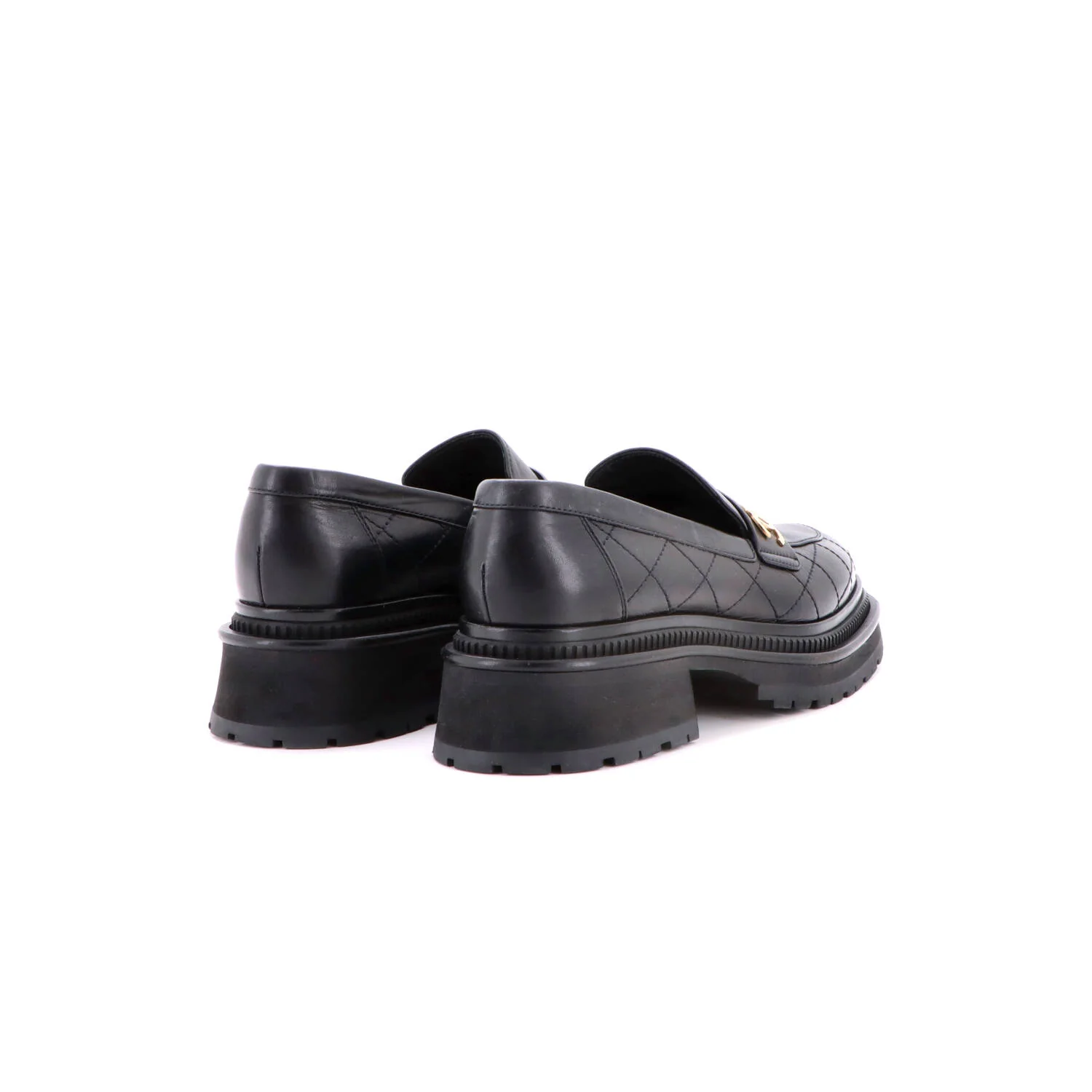 Women's CC Loafers Quilted Leather - Image 3