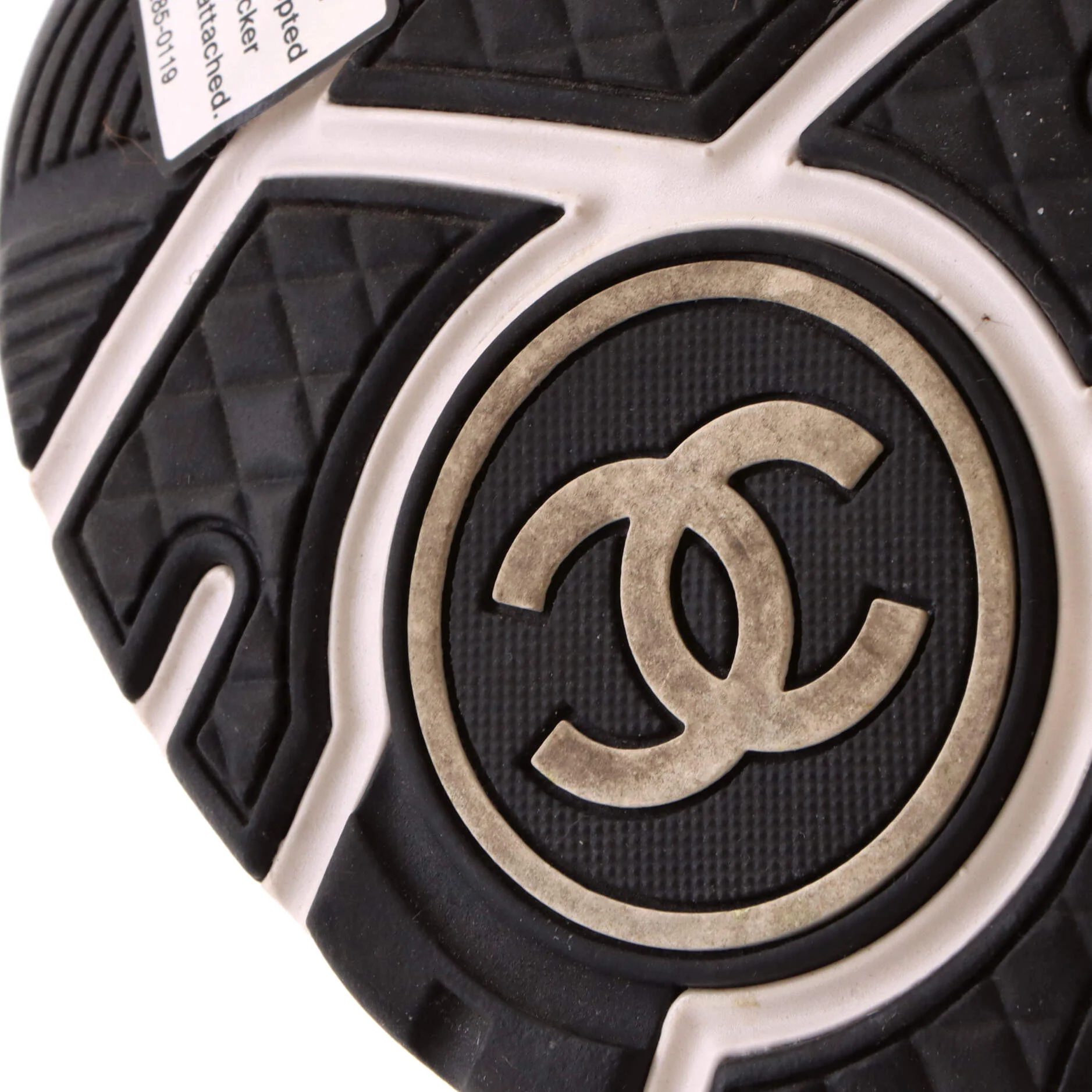 Women's CC Low-Top Sneakers Suede and Knit Fabric - Image 6