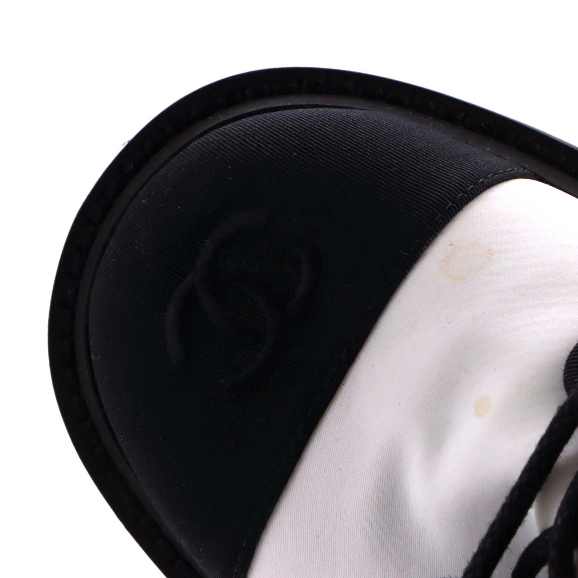 Women's Chain CC Cap Toe Lace Up Combat Boots Quilted Fabric and Grosgrain - Image 5