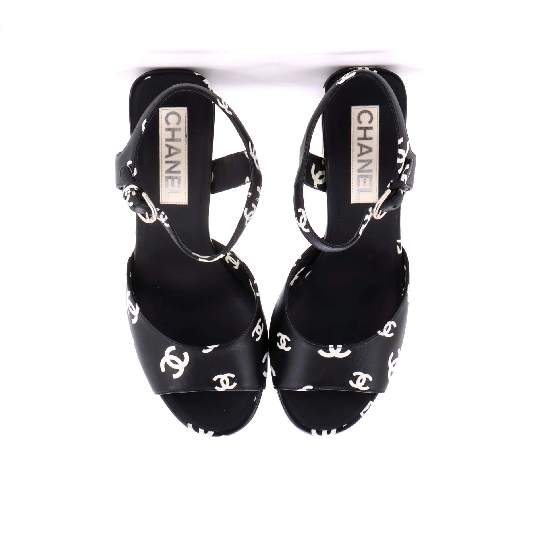Women's Coco Beach Heeled Sandals Printed Leather - Image 2