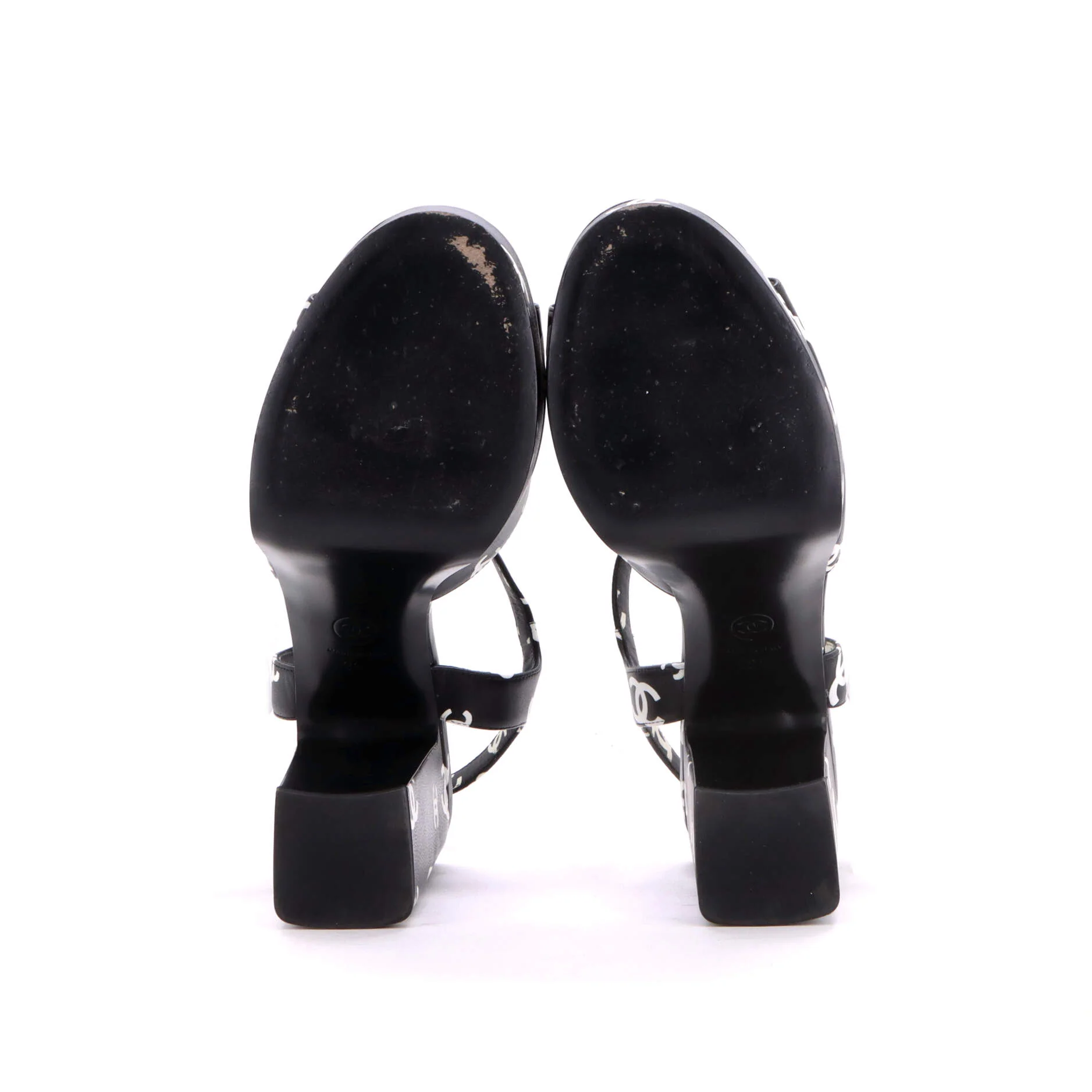 Women's Coco Beach Heeled Sandals Printed Leather - Image 4