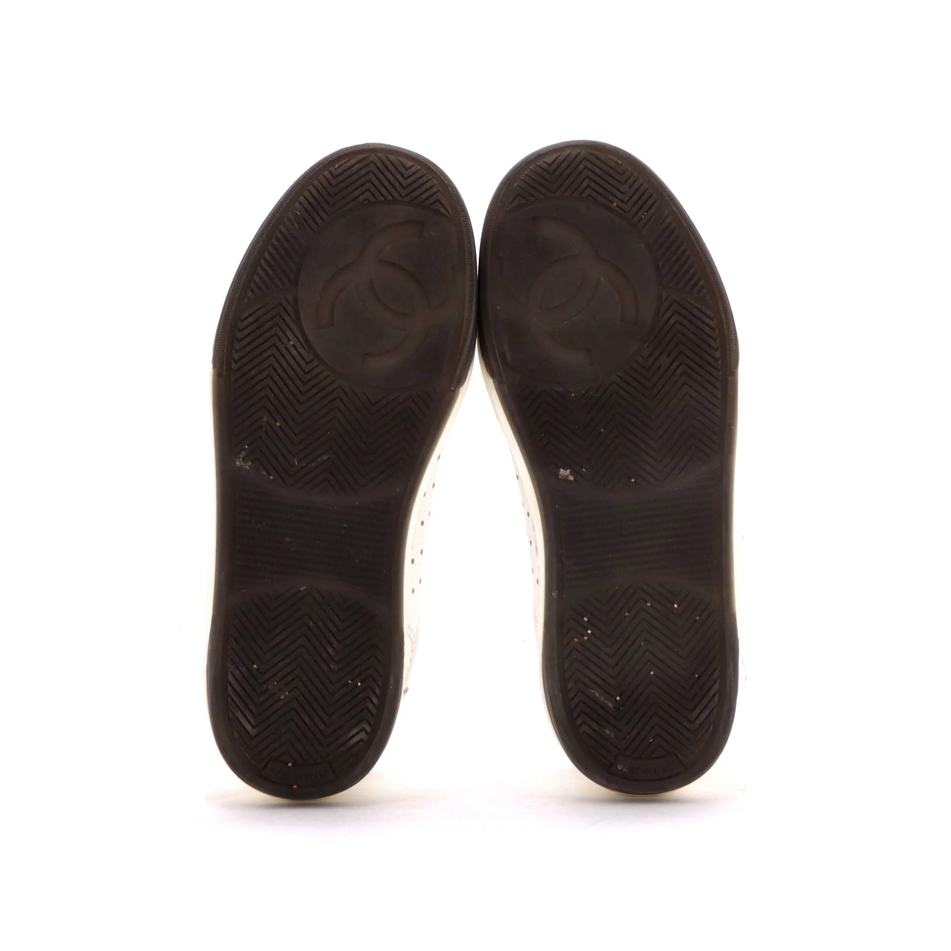 Women's Logo Low-Top Sneakers Leather - Image 4