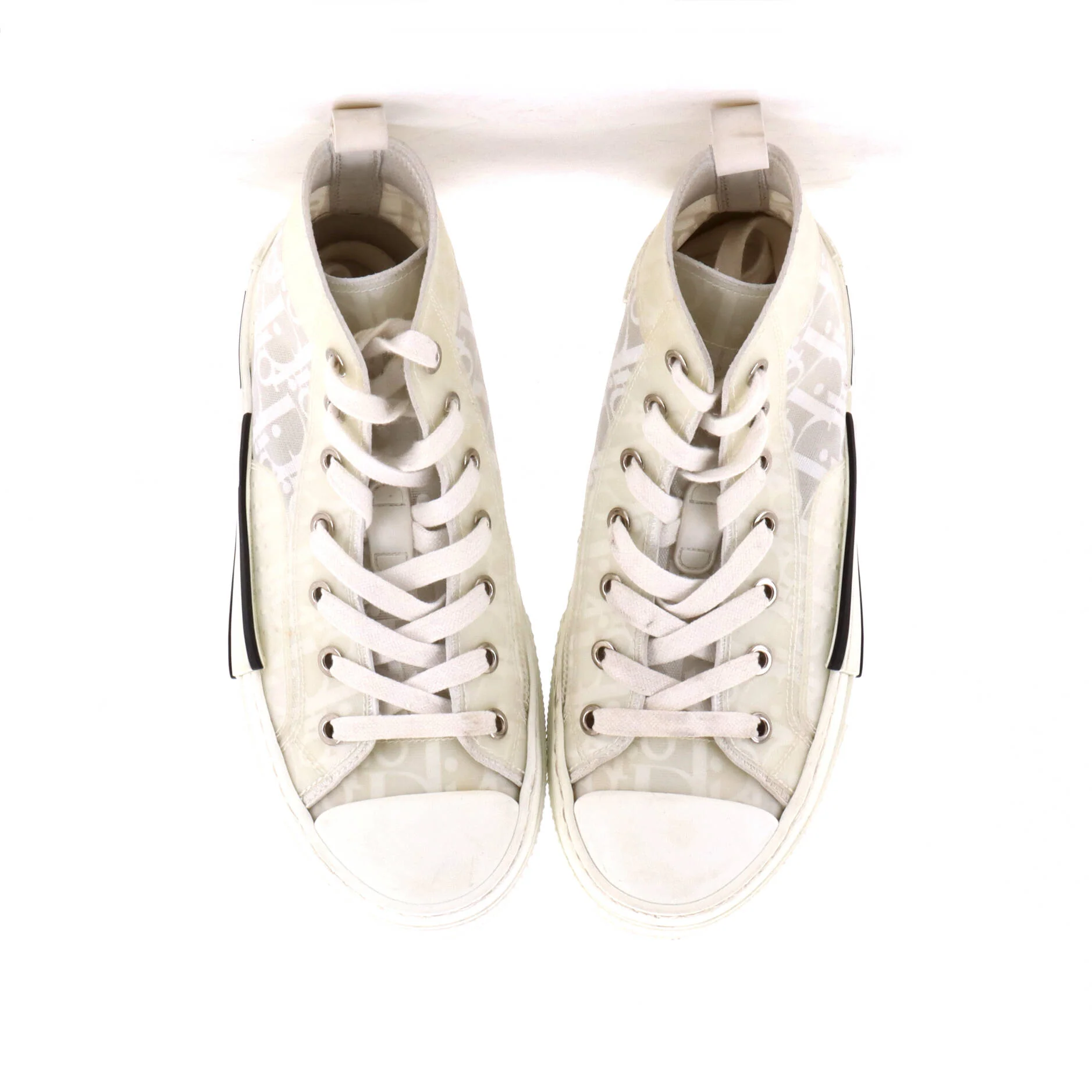 Women's B23 High-Top Sneakers Oblique Coated Canvas and PVC - Image 2