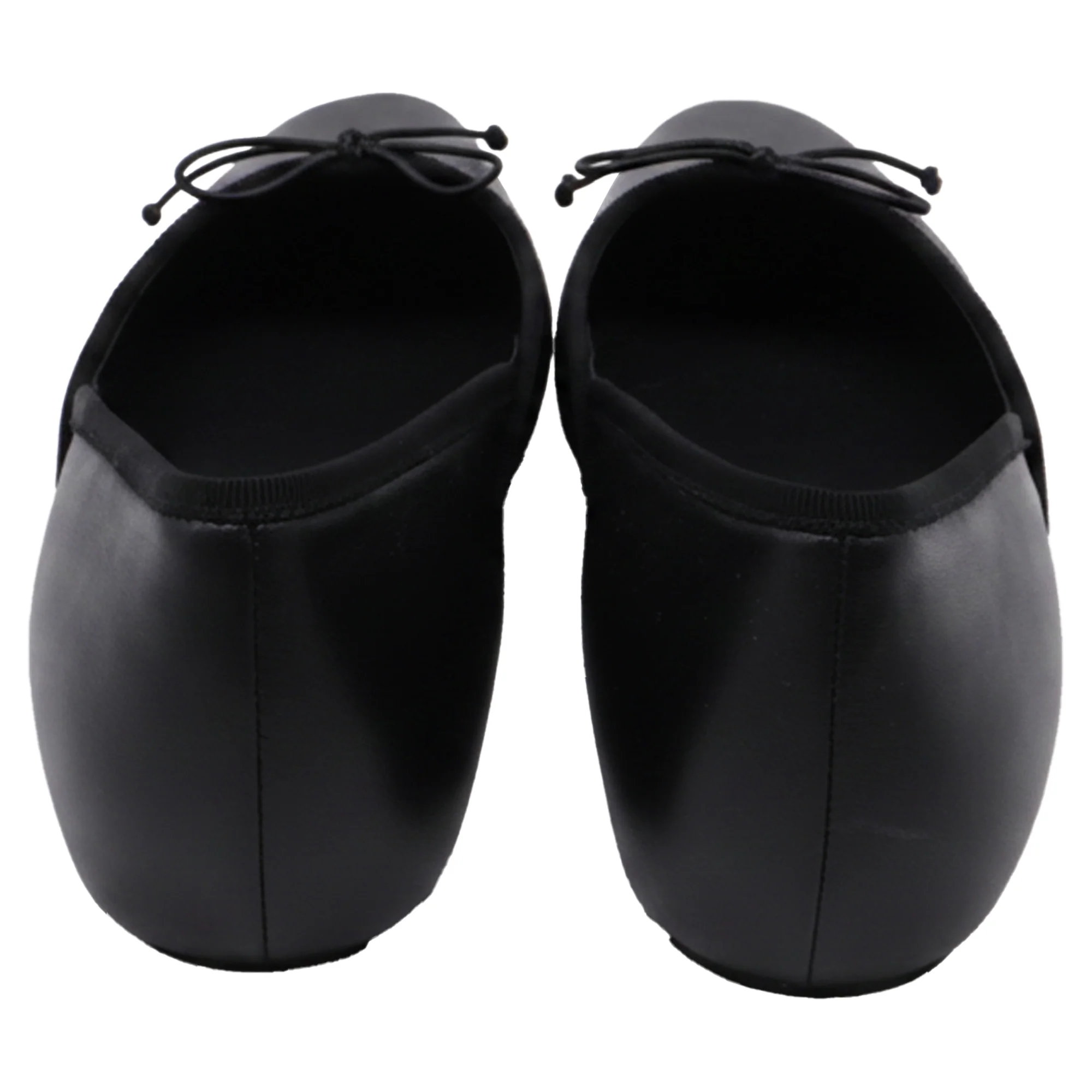 Women's Christian Louboutin Cassiasticina Ballerinas in Black Leather - Image 5