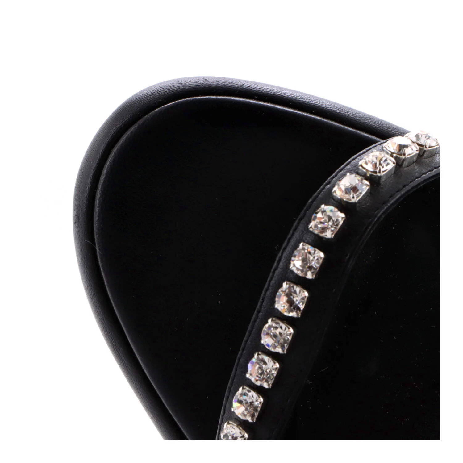Women's Pyrastrass Wedge Sandals Leather with Crystal Embellished Details 110 - Image 5