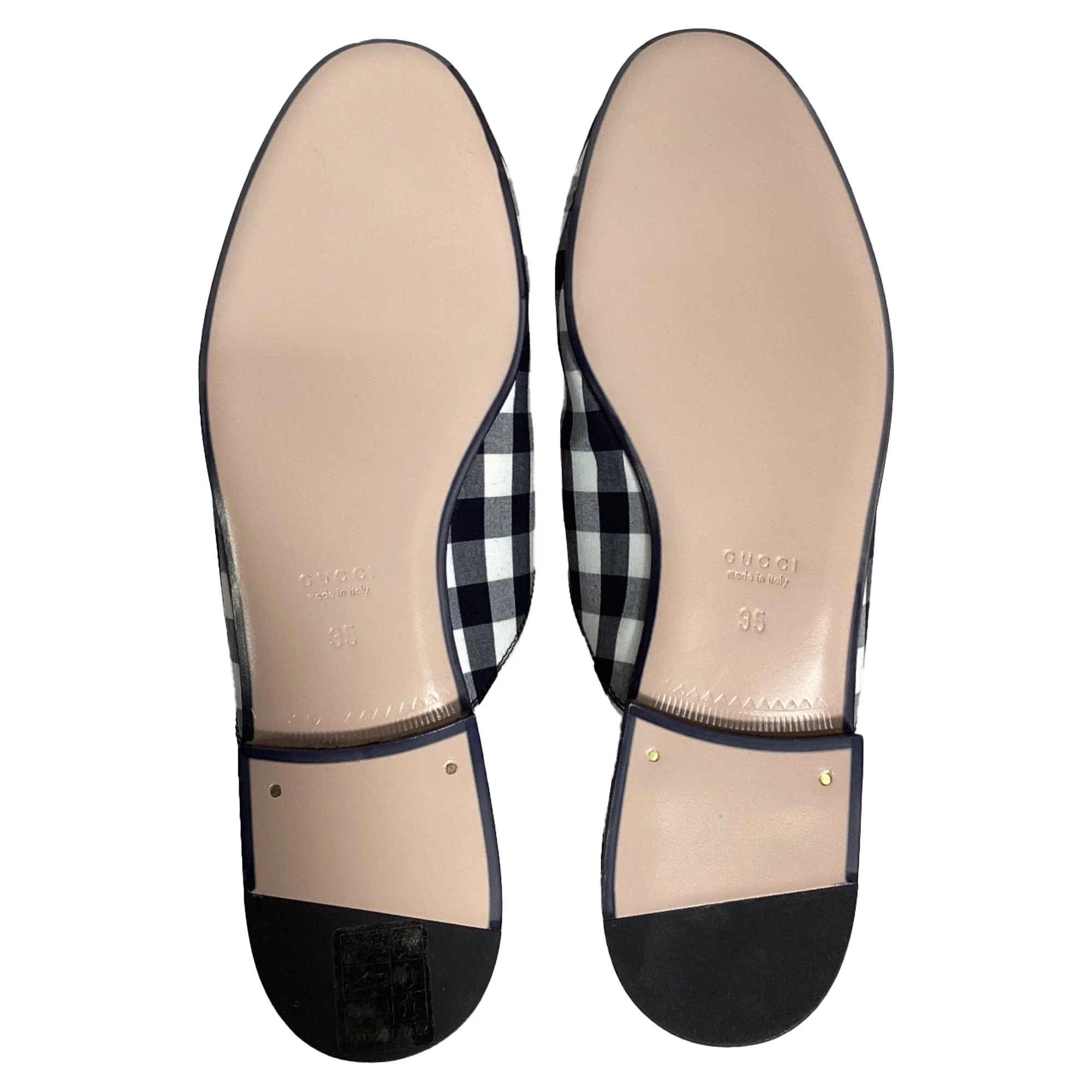 Women's Gucci Princetown Horsebit Check Mules in Multicolor Cotton - Image 7