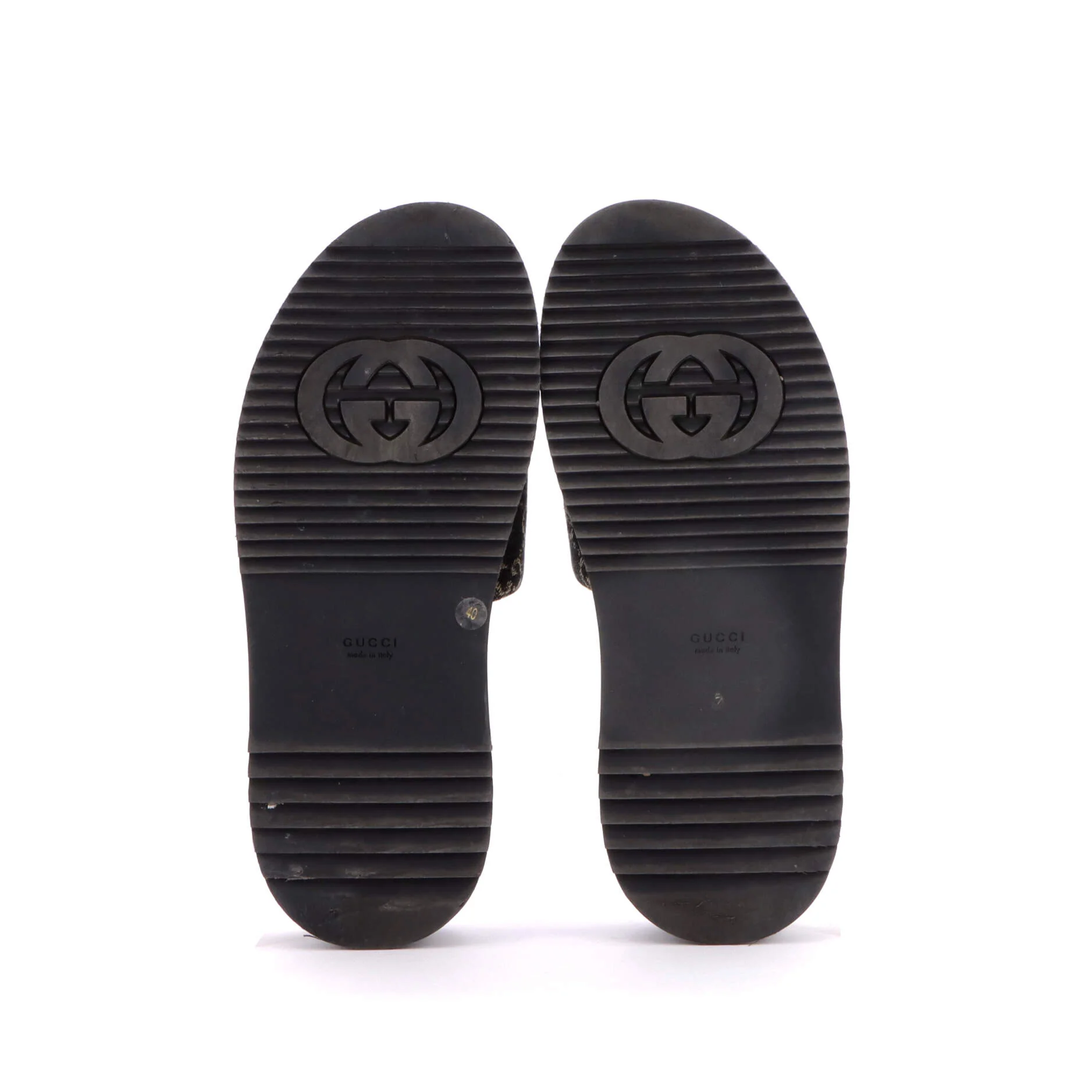 Women's Angelina Platform Slide Sandals GG Denim - Image 4