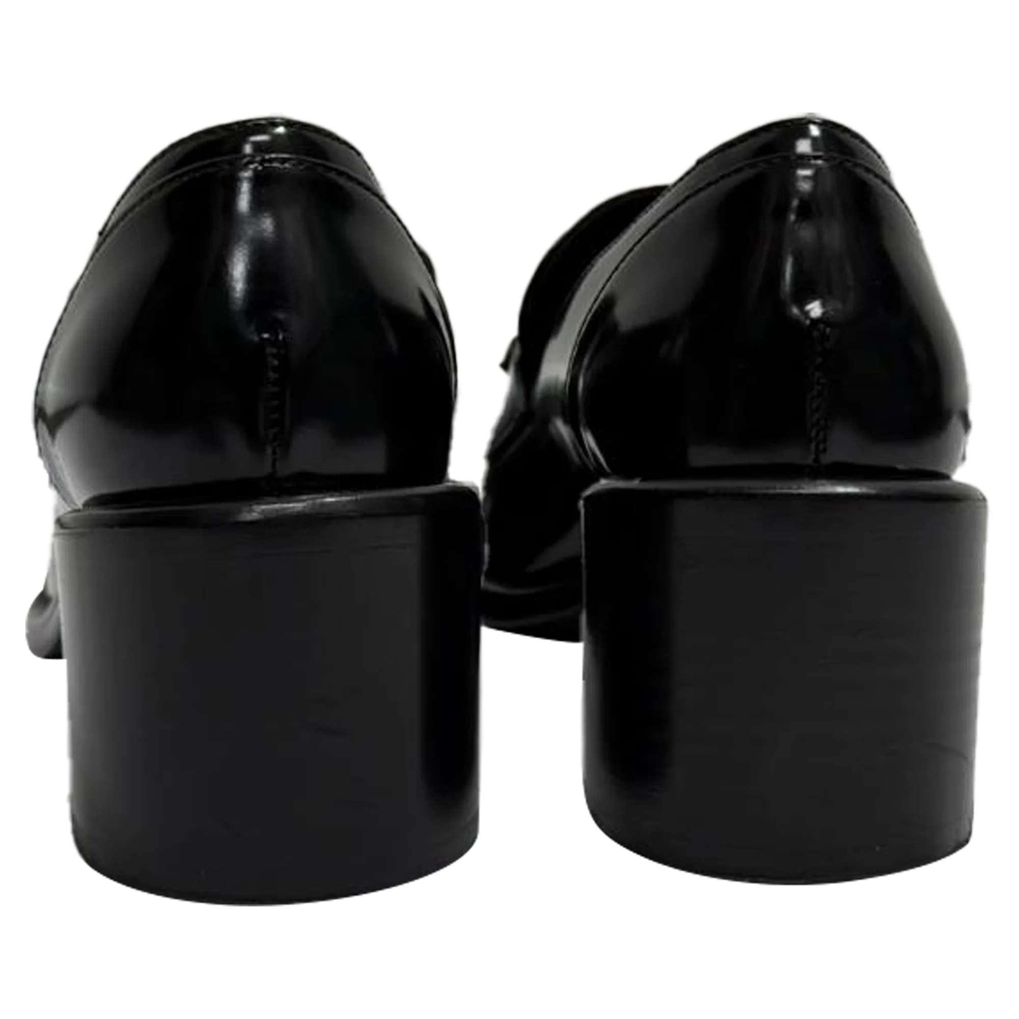 Women's Gucci Horsebit Loafers ni Black Leather - Image 3