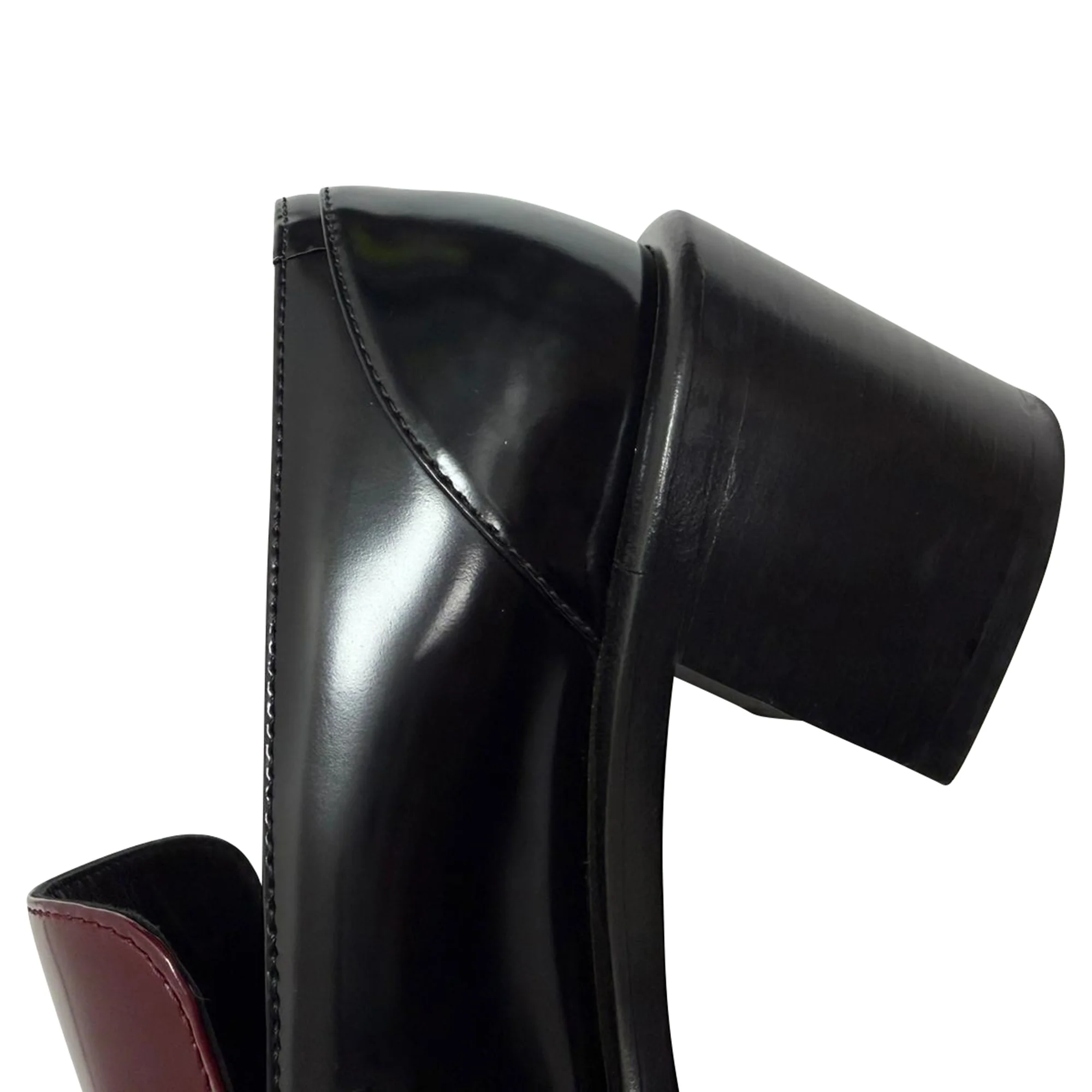 Women's Gucci Horsebit Loafers ni Black Leather - Image 6