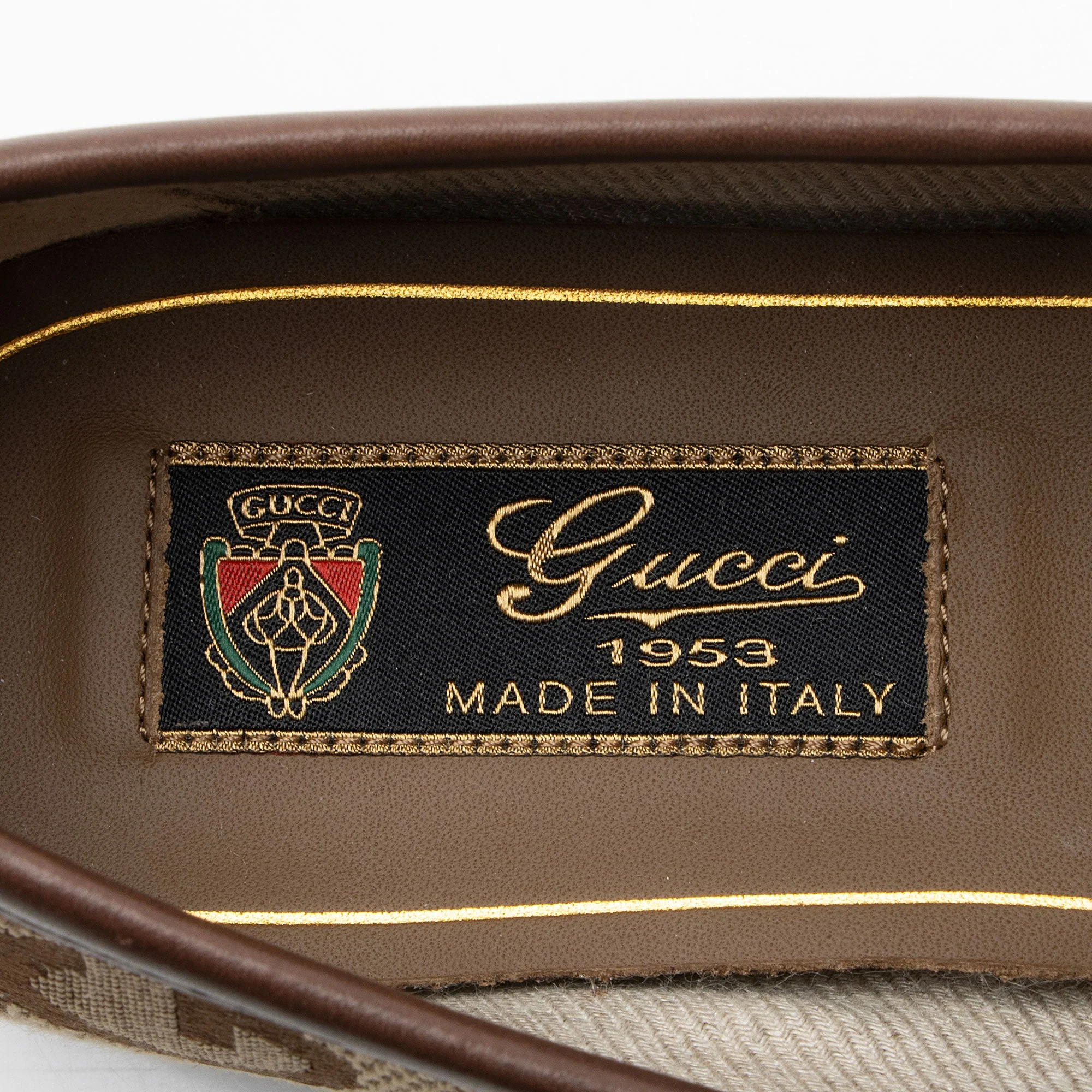 Women's Gucci Jumbo GG Canvas Horsebit Jordaan Loafers - Size 7 / 37 - Image 6