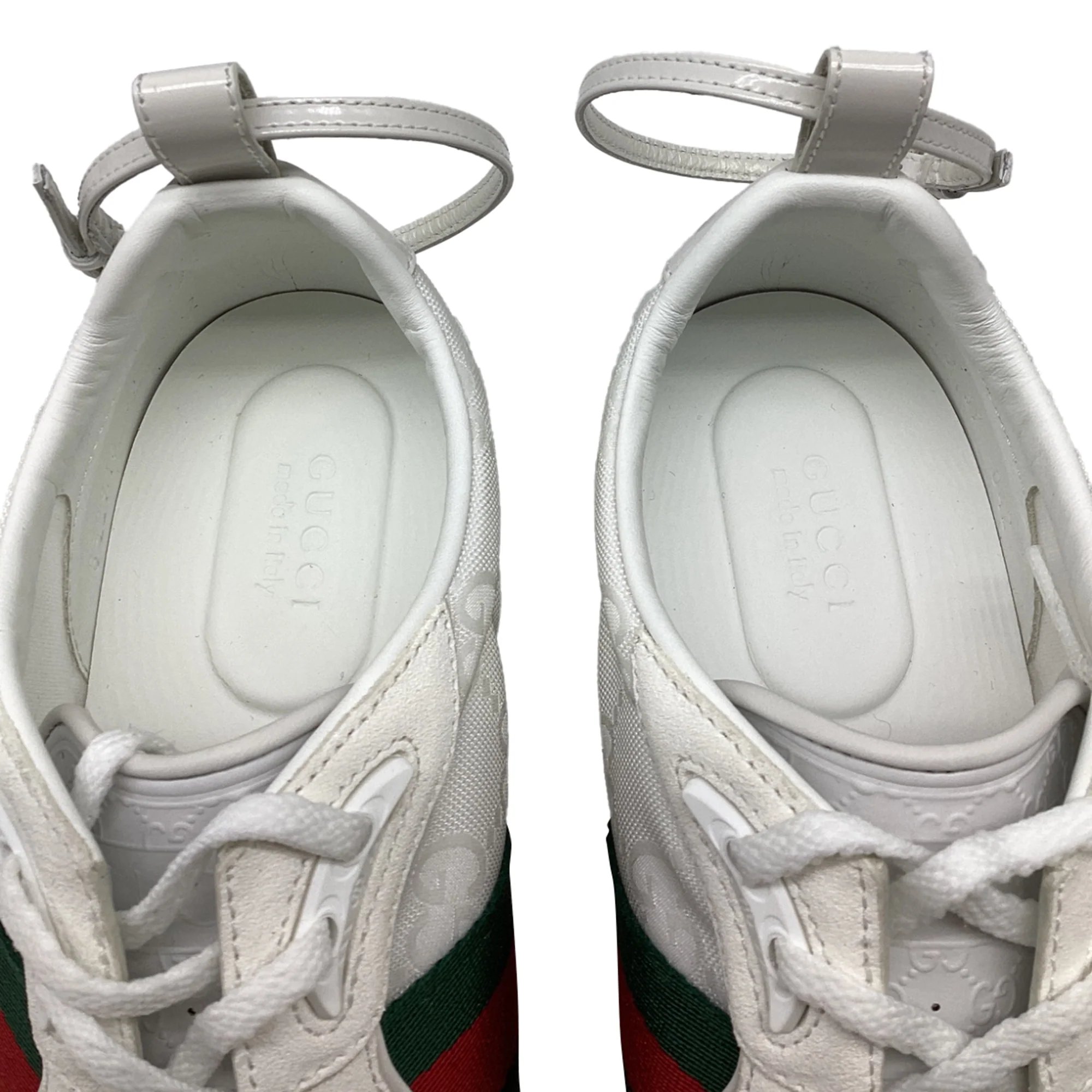 Women's Gucci Re-Motion Sneakers in White Leather - Image 9