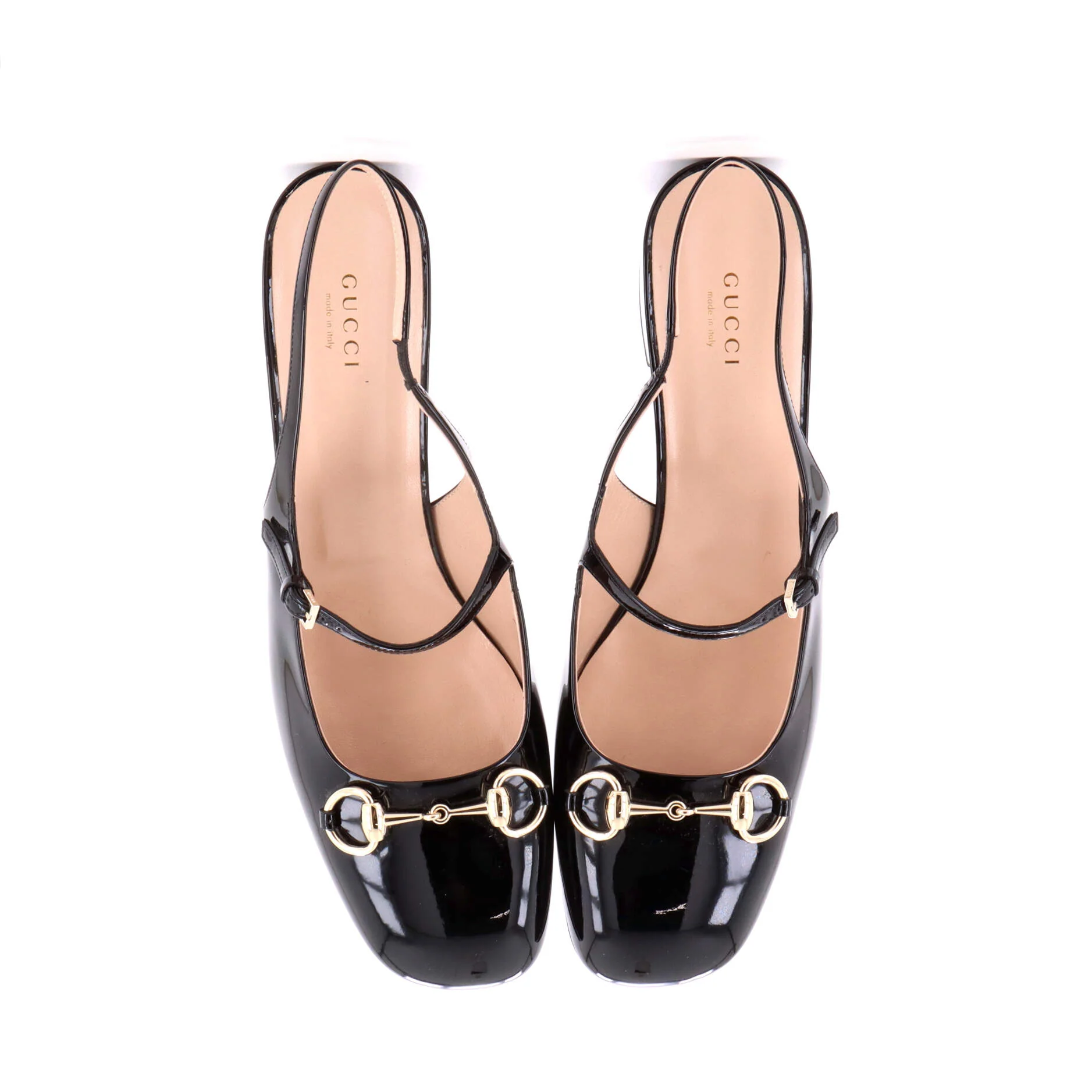 Women's Horsebit Mary Jane Slingback Pumps Patent - Image 2