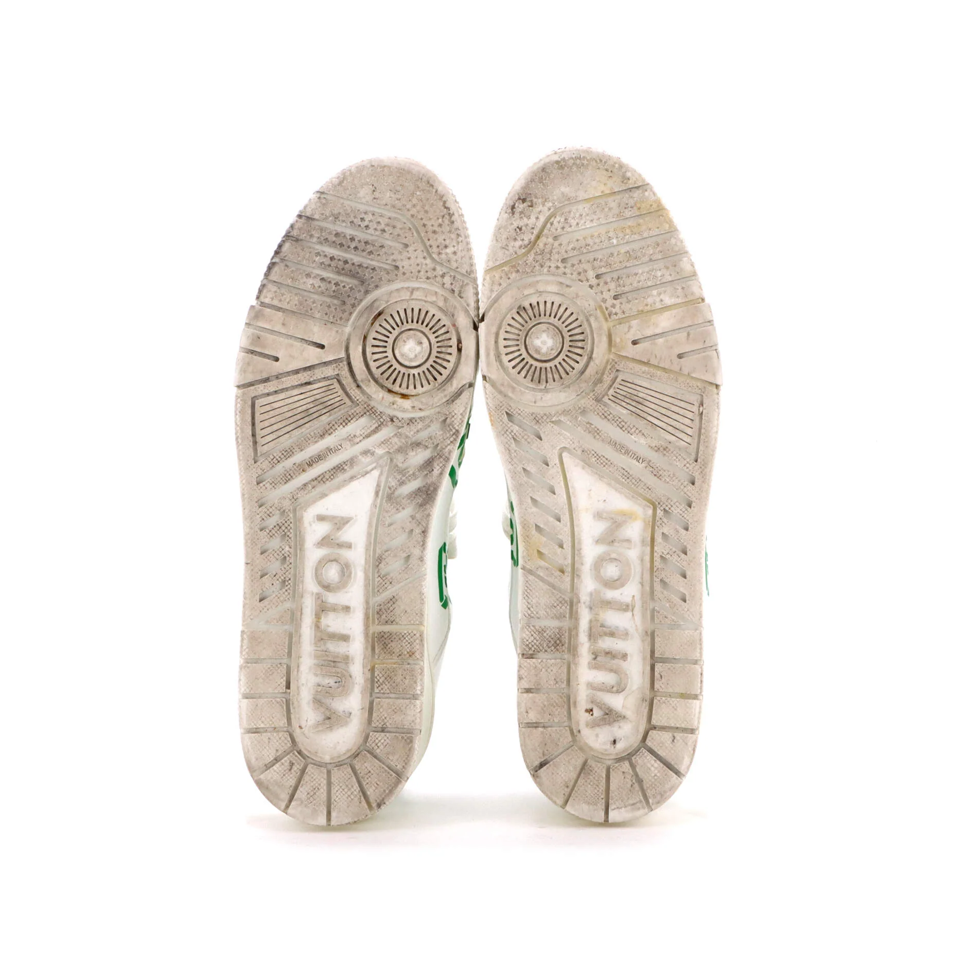 Men's LV Trainer Sneakers Printed Sustainable Mixed Materials - Image 4