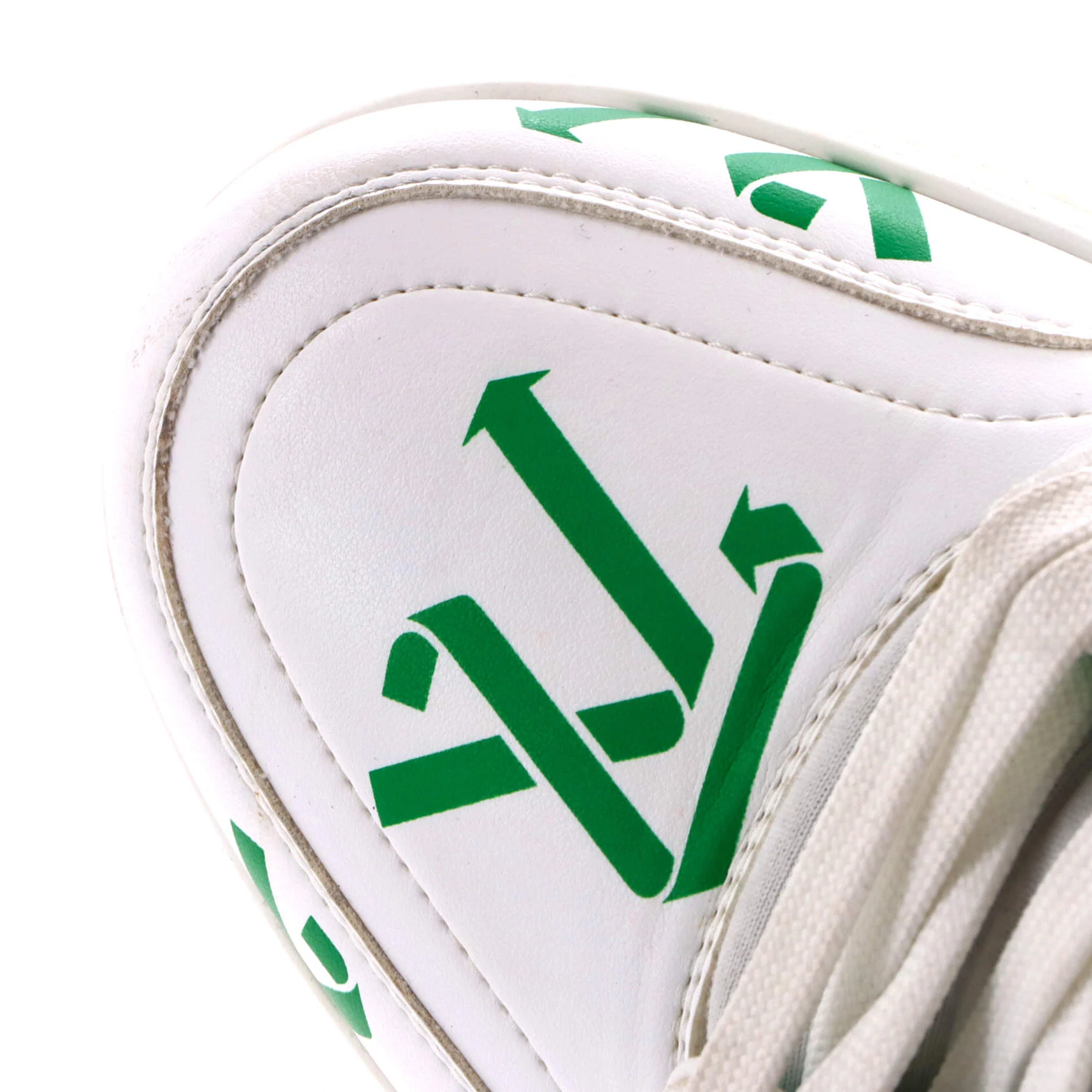 Men's LV Trainer Sneakers Printed Sustainable Mixed Materials - Image 5