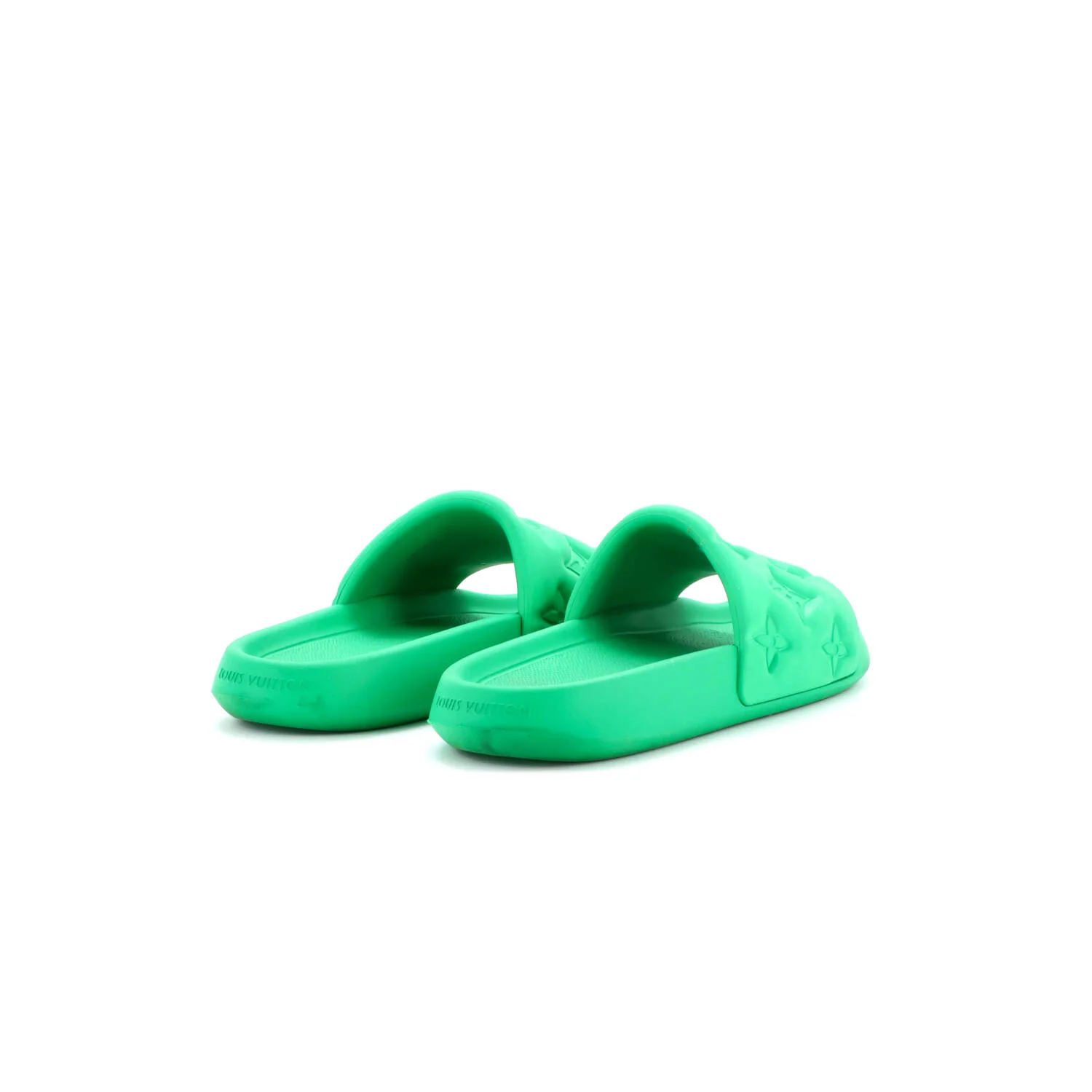 Men's Waterfront Mule Sandals Monogram Embossed Rubber - Image 3