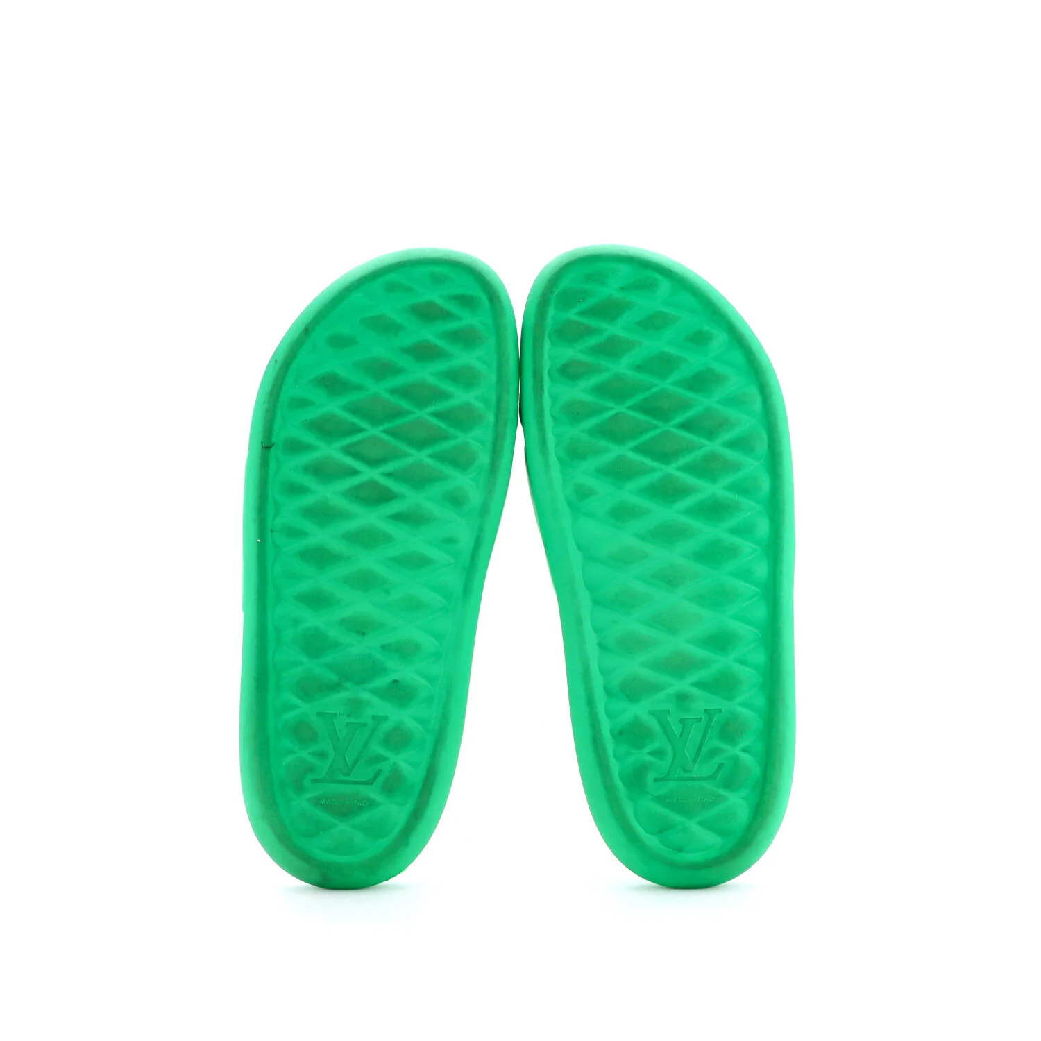 Men's Waterfront Mule Sandals Monogram Embossed Rubber - Image 4
