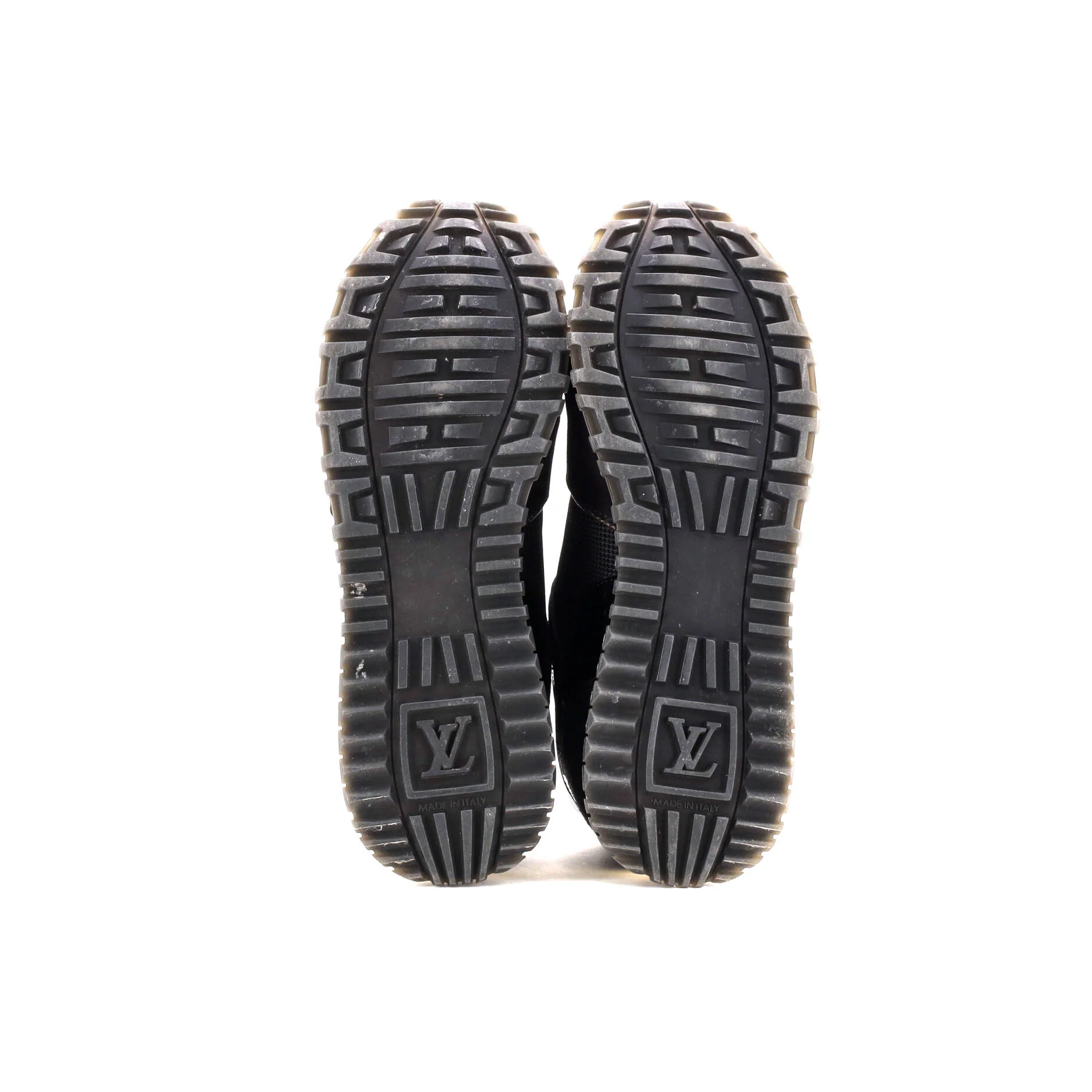Women's Run Away Sneakers Mesh with Monogram Canvas and Suede - Image 4