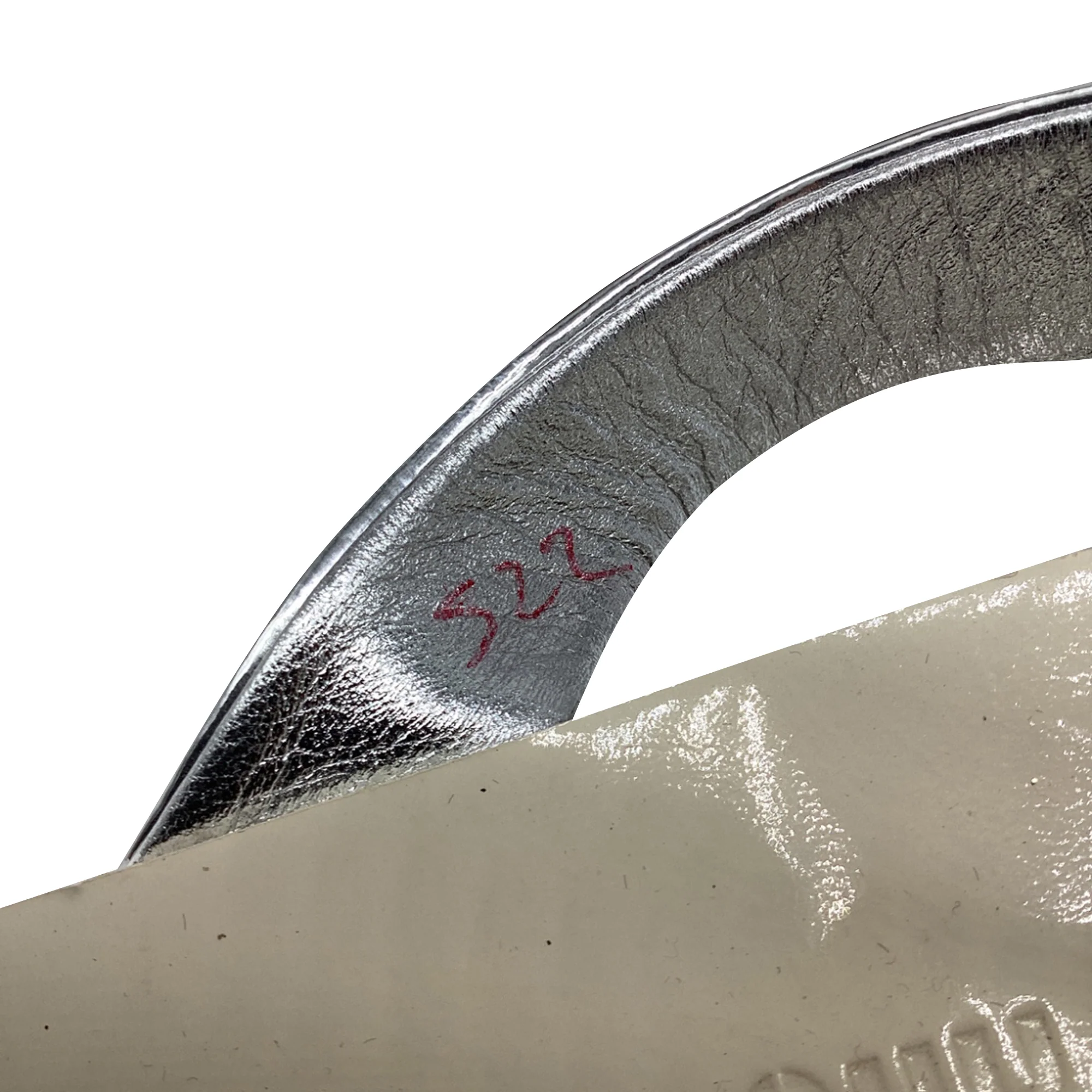 Women's Miu Miu Crysta- Embellish Sandal Heels in Silver Patent Leather - Image 10