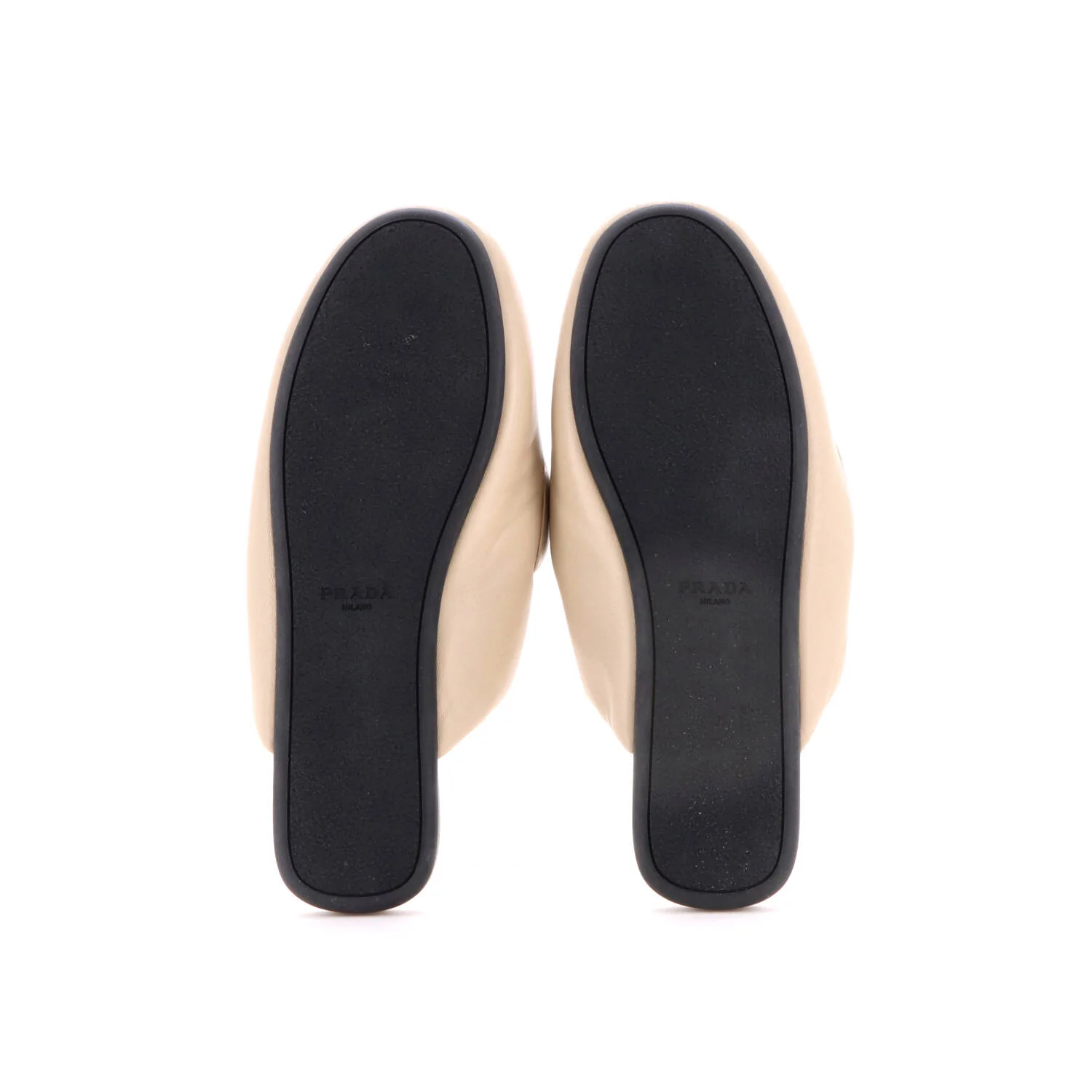 Triangle Logo Mule Loafers Padded Leather - Image 4