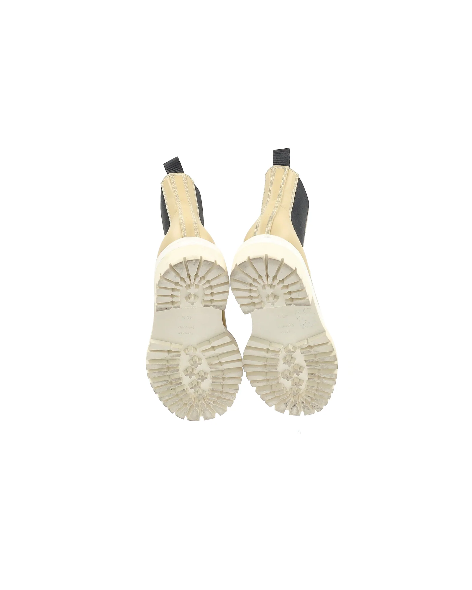 Women's Proenza Schouler Chelsea Ankle Boots in Beige Leather - Image 8