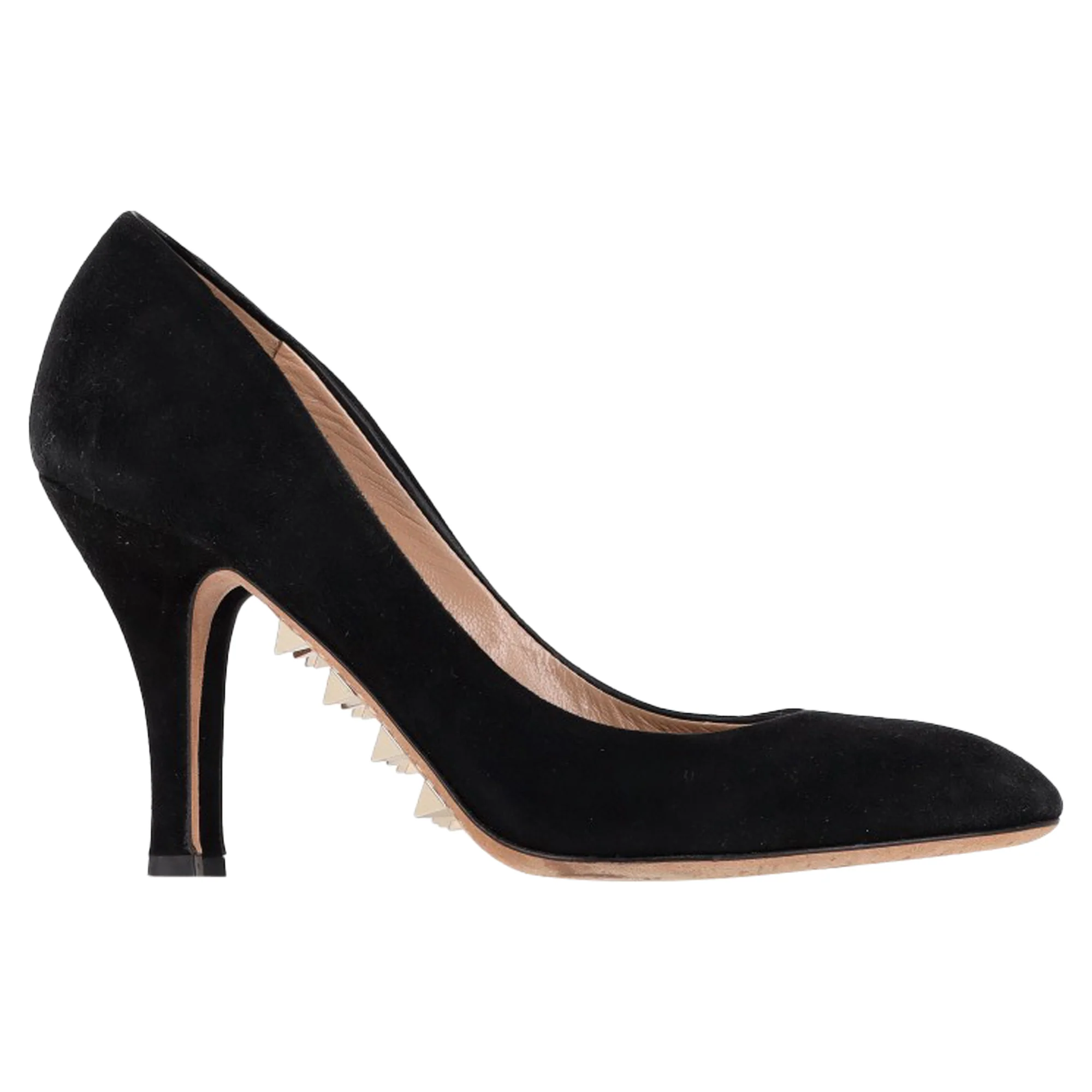 Women's Valentino Garavani Studded Pumps in Black Suede