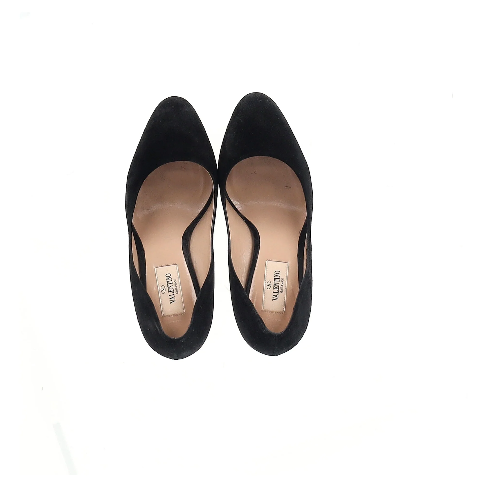 Women's Valentino Garavani Studded Pumps in Black Suede - Image 9