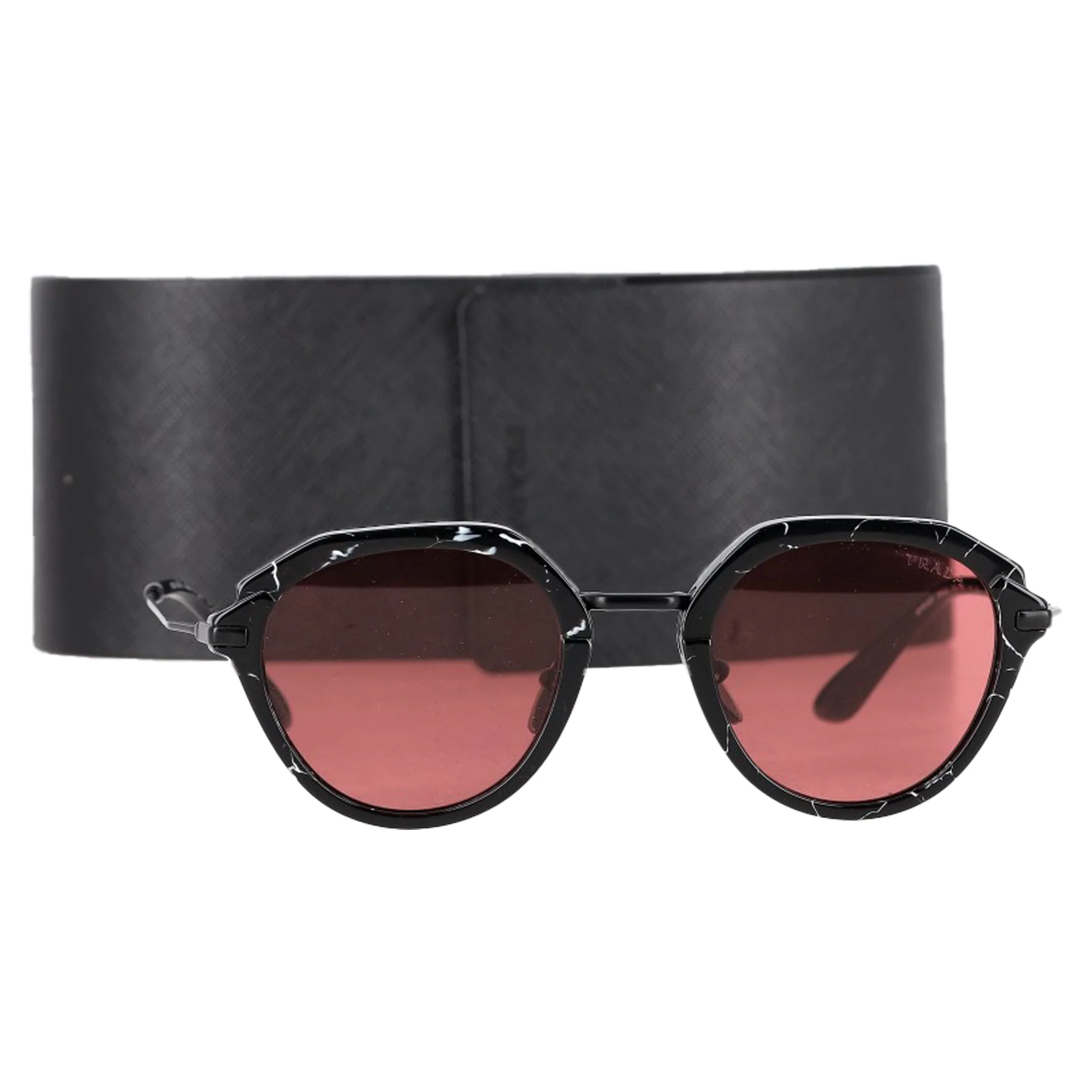 Prada Phantos 50mm Sunglasses in Black Acetate - Image 2