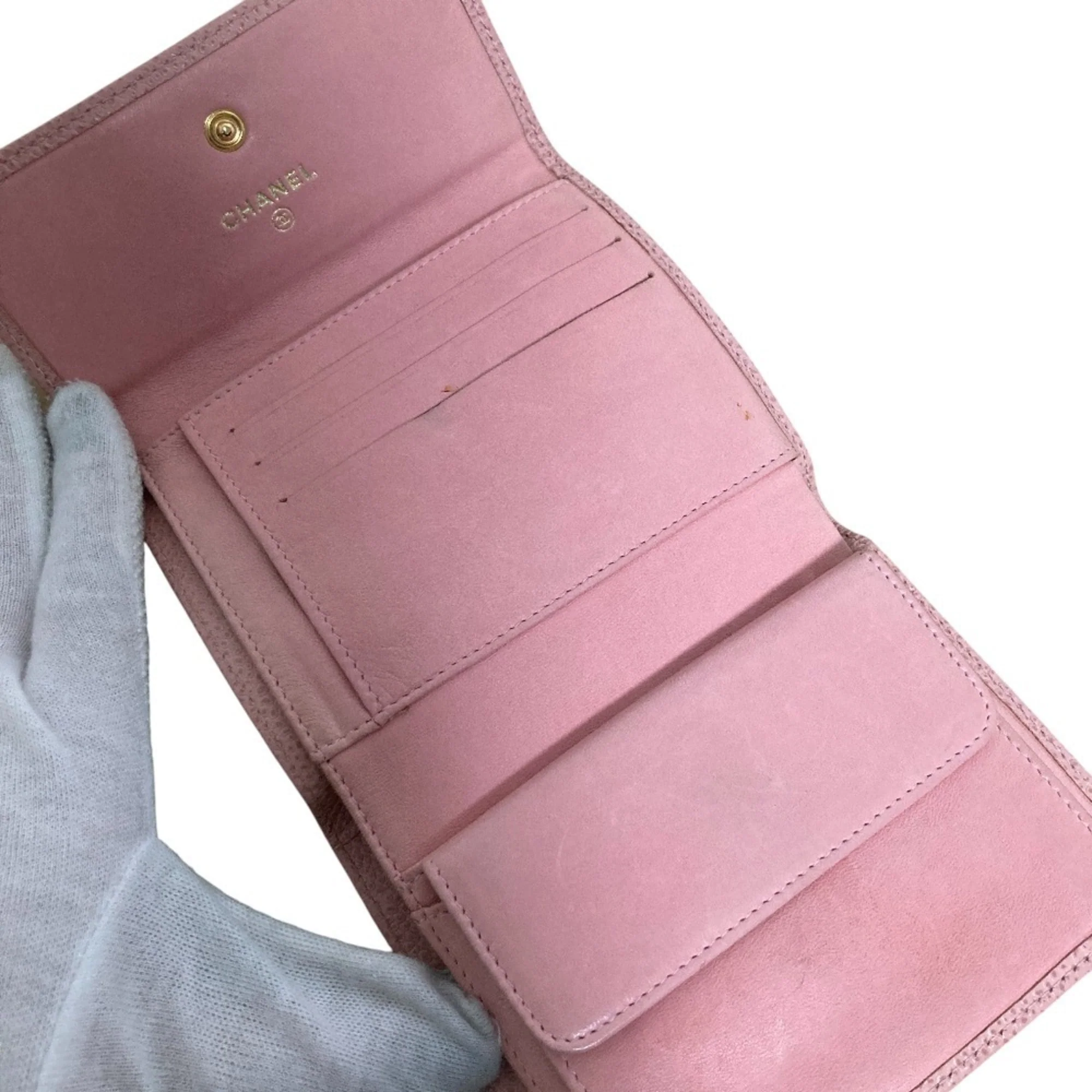 CC Compact Wallet Caviar - Image 4