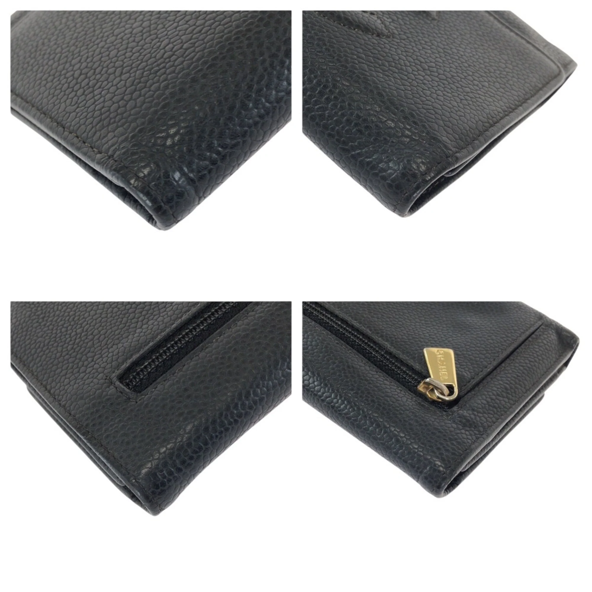 Timeless CC Flap Wallet Caviar Long - Image 4