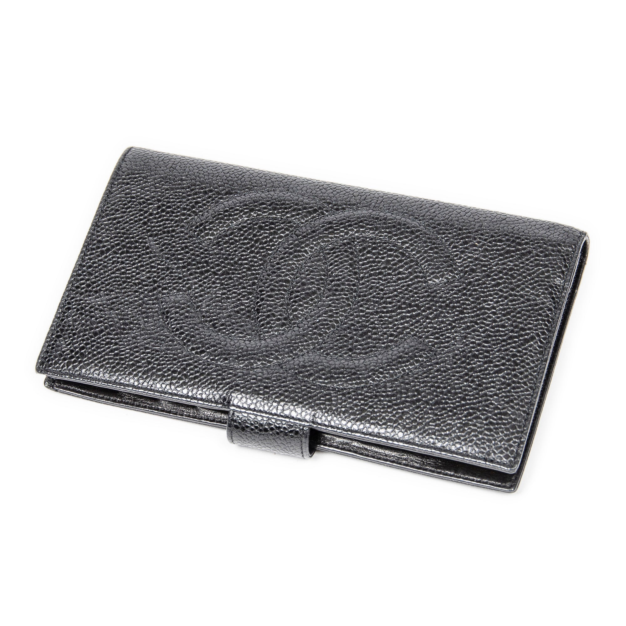 Timeless CC French Wallet Caviar Small