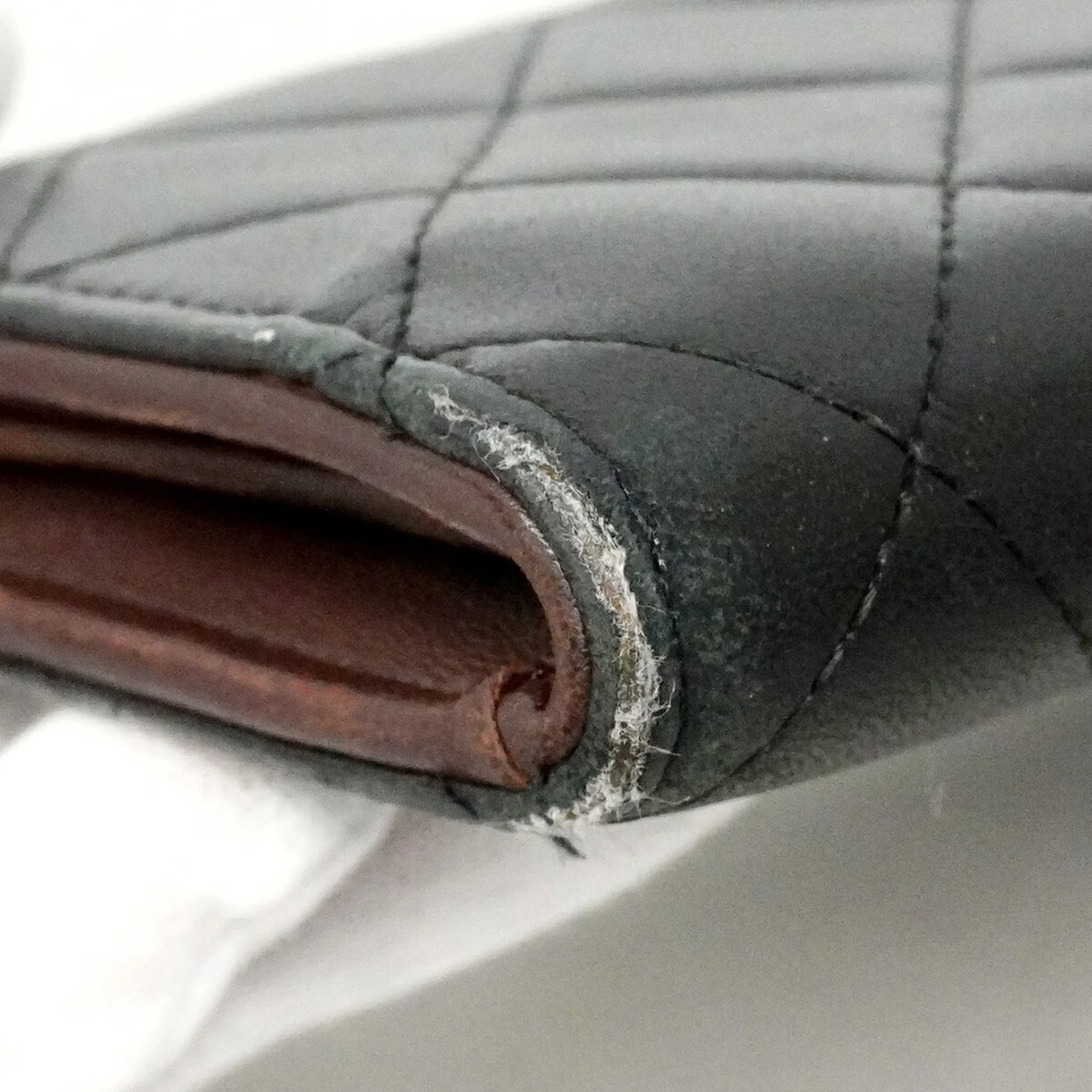 Zip Around Wallet Quilted Lambskin Long - Image 7