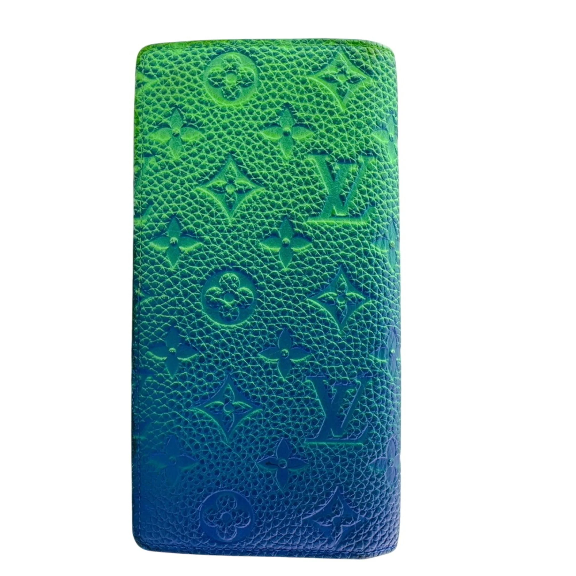 Brazza Wallet Limited Edition Illusion Monogram Taurillon Leather - Image 2