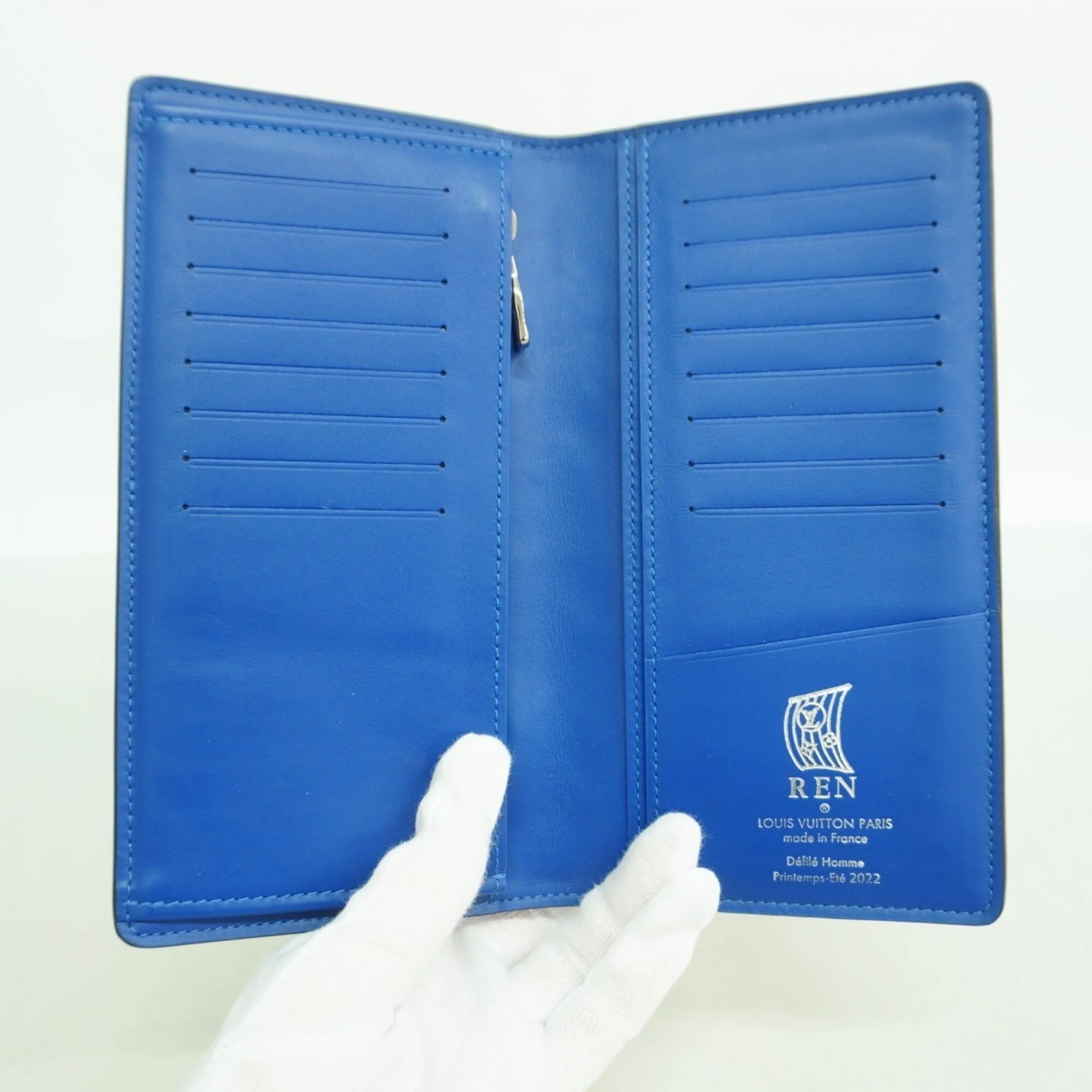 Brazza Wallet Limited Edition Illusion Monogram Taurillon Leather - Image 3