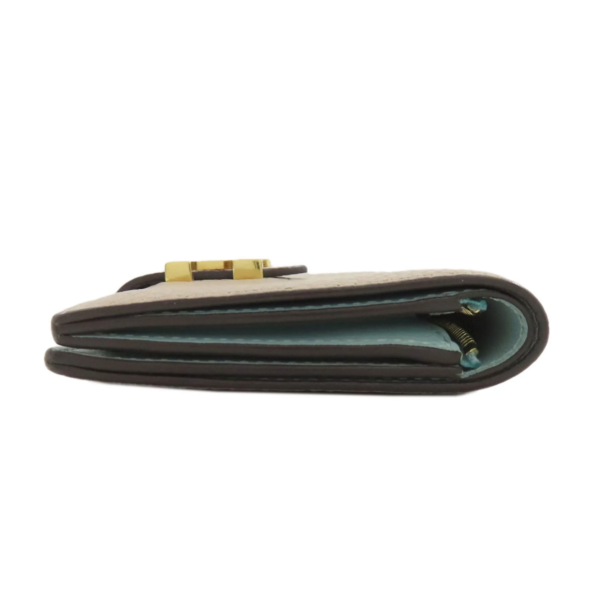 LV Vertical Wallet Taurillion Leather Compact - Image 3