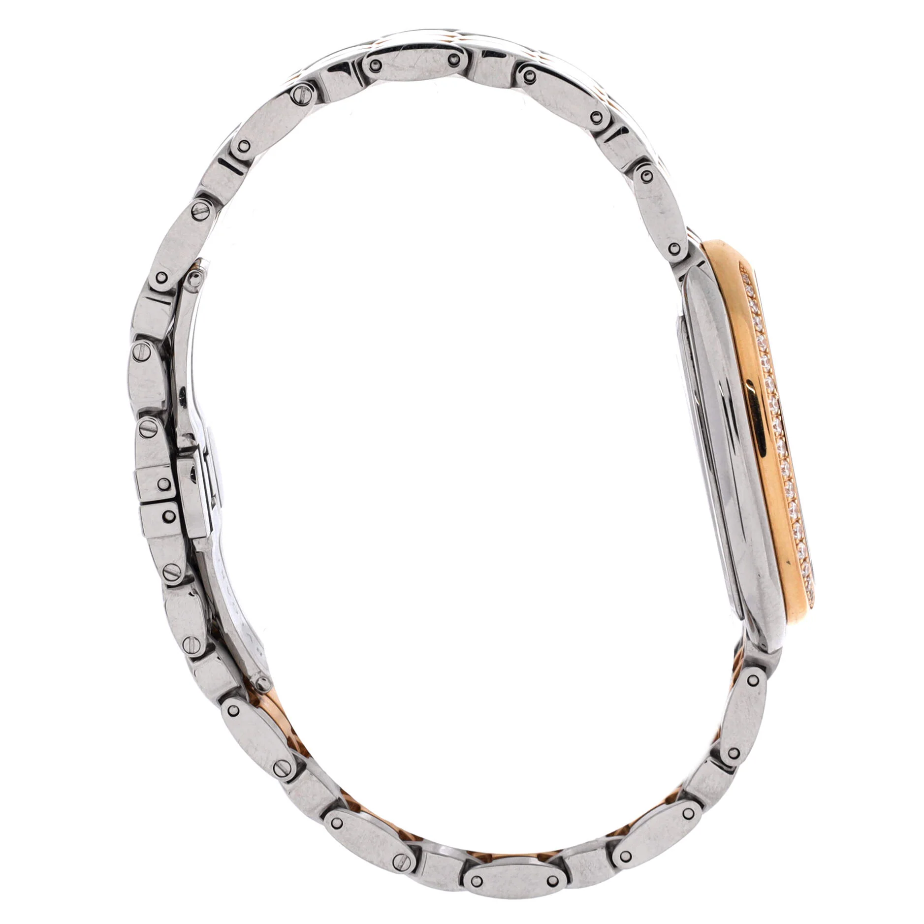 Serpenti Seduttori Quartz Watch Stainless Steel and Yellow Gold with Diamond Bezel 25 - Image 4
