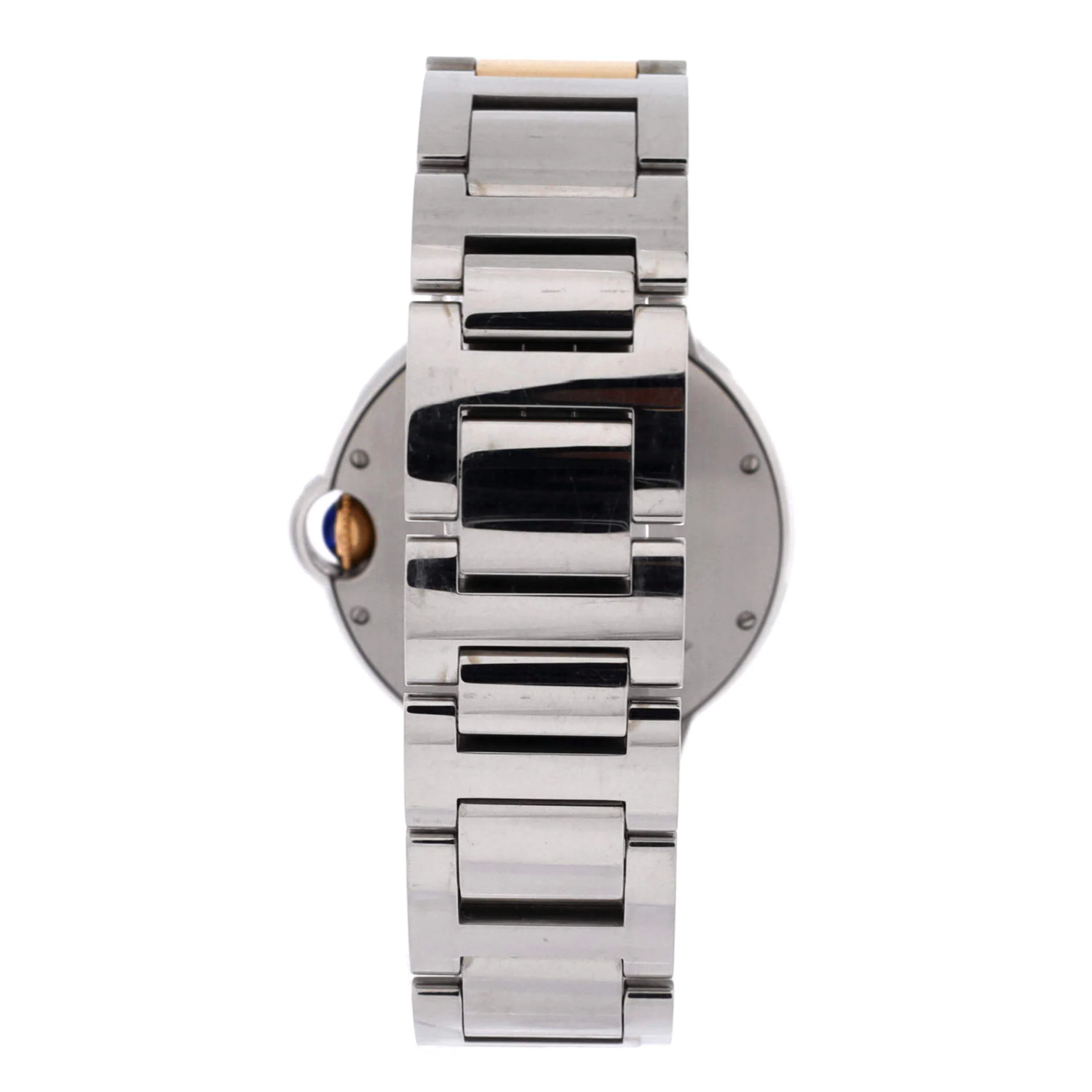 Ballon Bleu de Cartier Automatic Watch Stainless Steel and Rose Gold with Diamond Markers 36 - Image 5