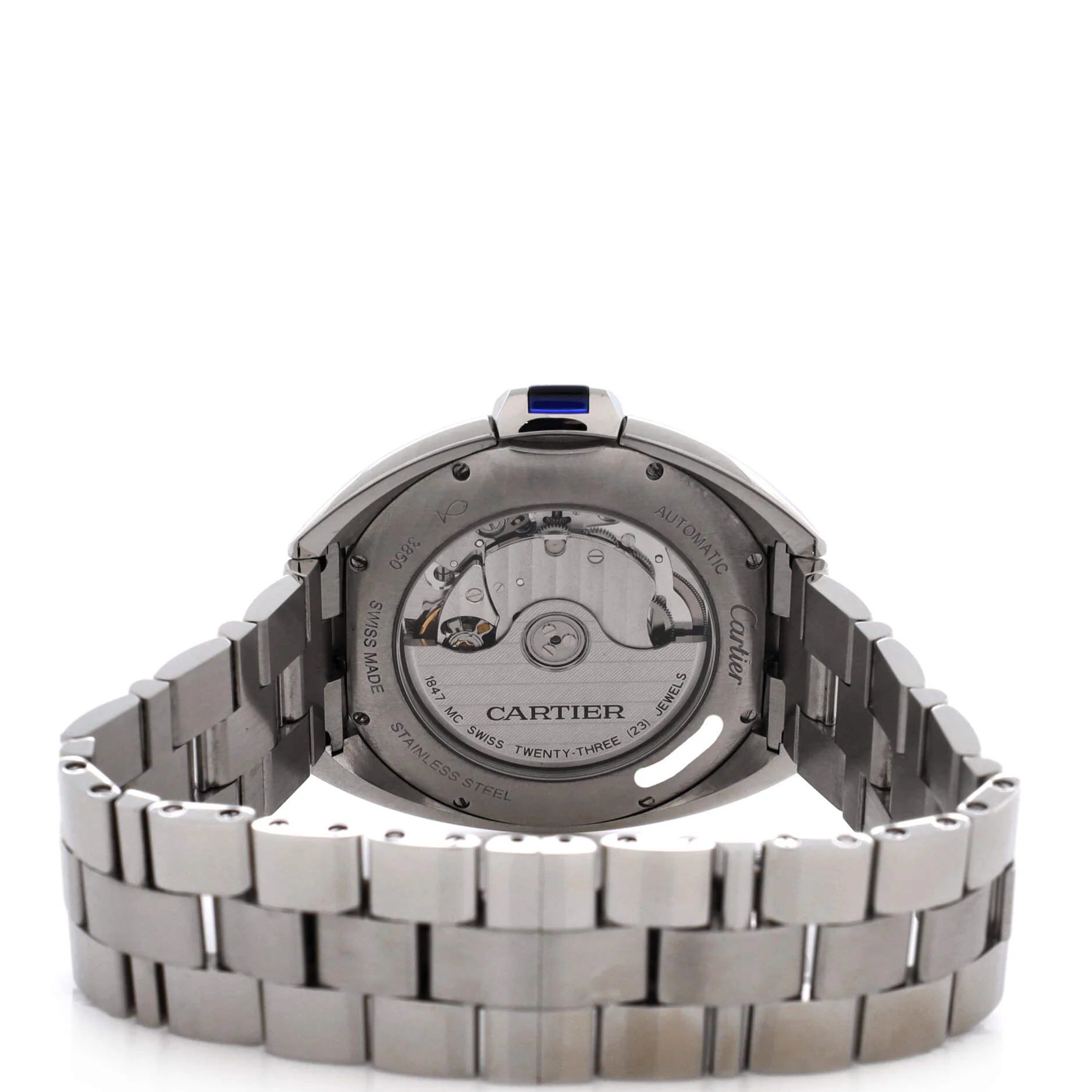 Cle de Cartier Automatic Watch Stainless Steel 40 - Image 6