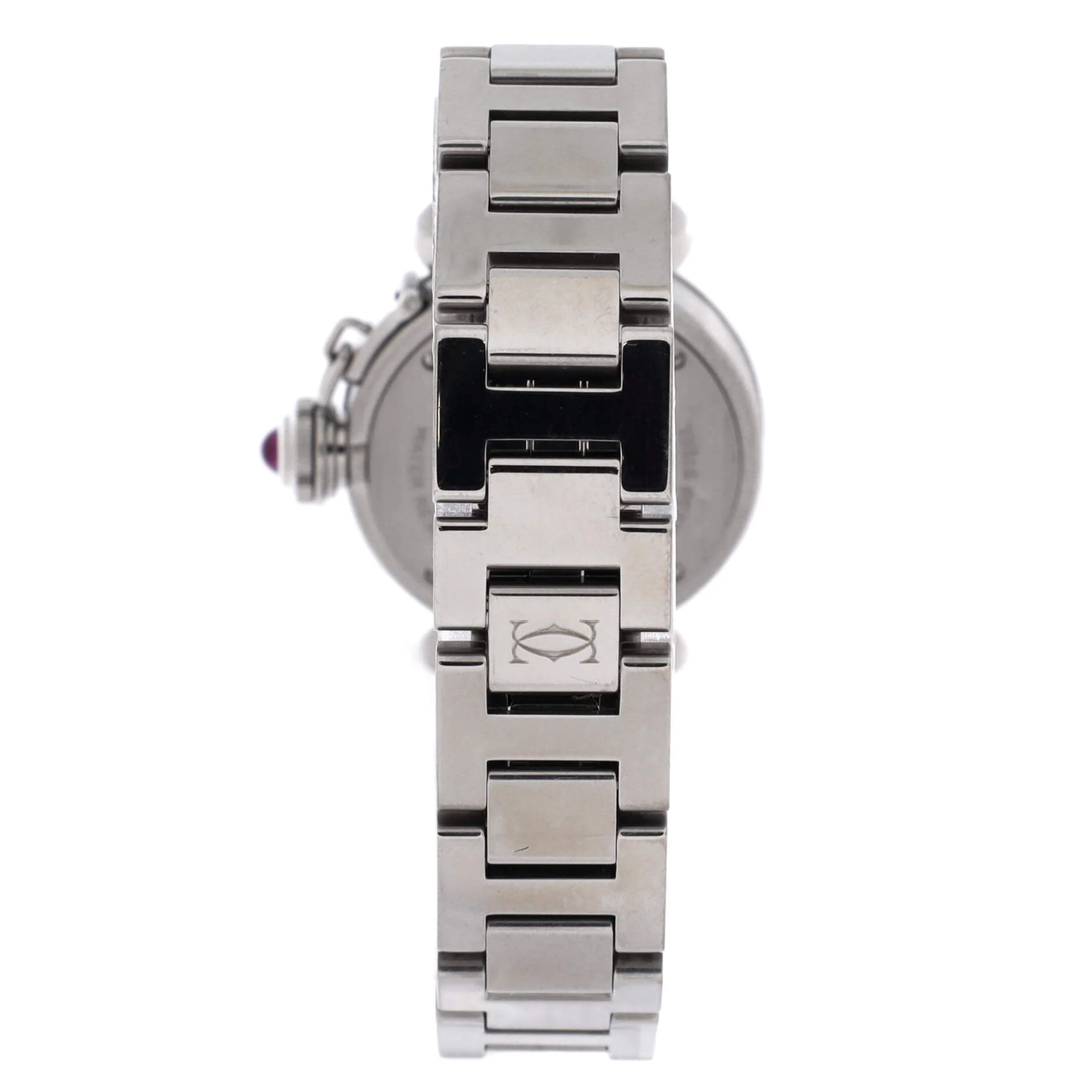 Miss Pasha Pink Dial Quartz Watch Stainless Steel 27 - Image 5