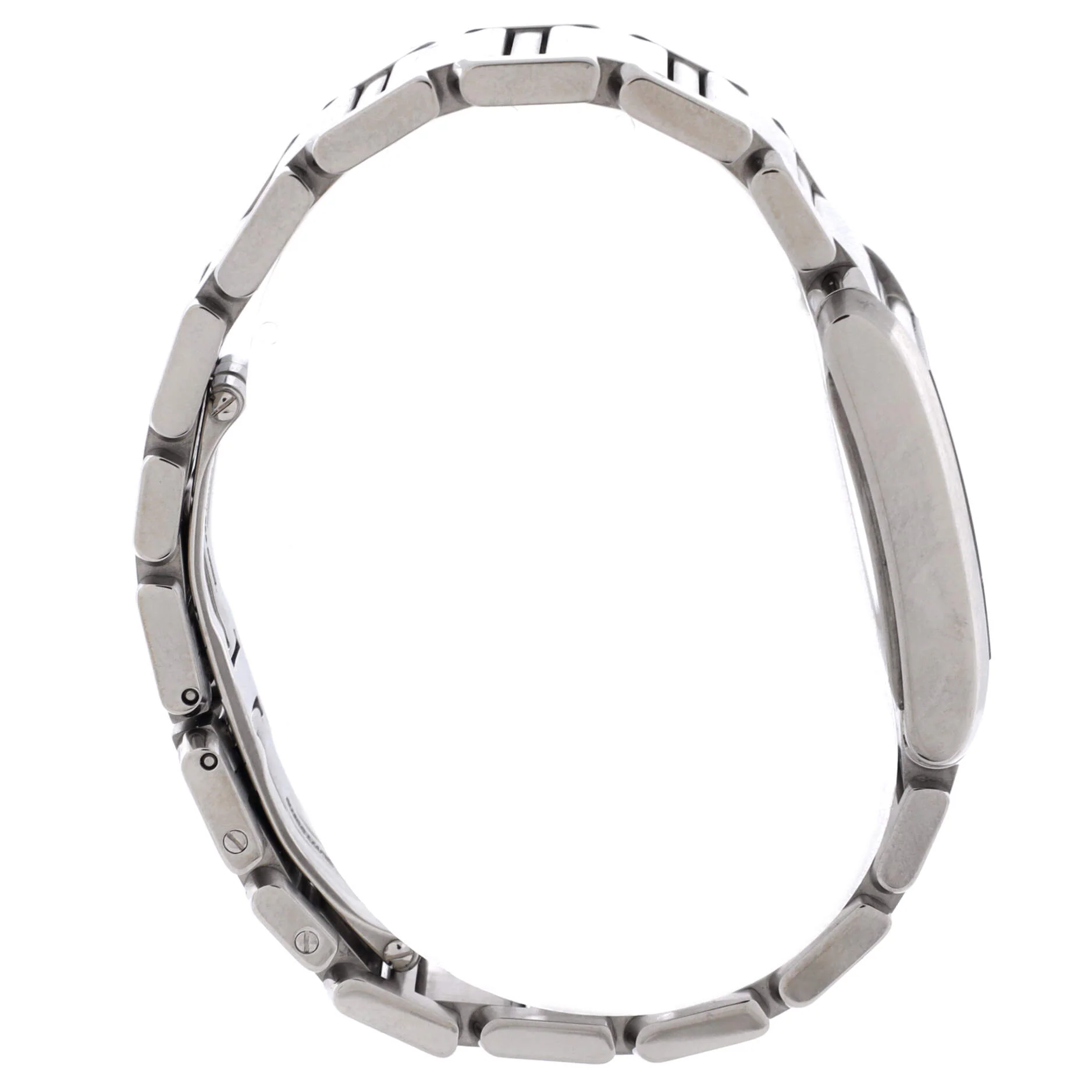 Tank Francaise Quartz Watch Stainless Steel with Diamond Markers 25 - Image 4