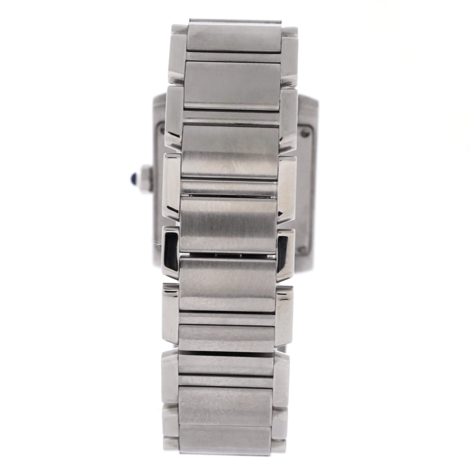 Tank Francaise Quartz Watch Stainless Steel with Diamond Markers 25 - Image 5