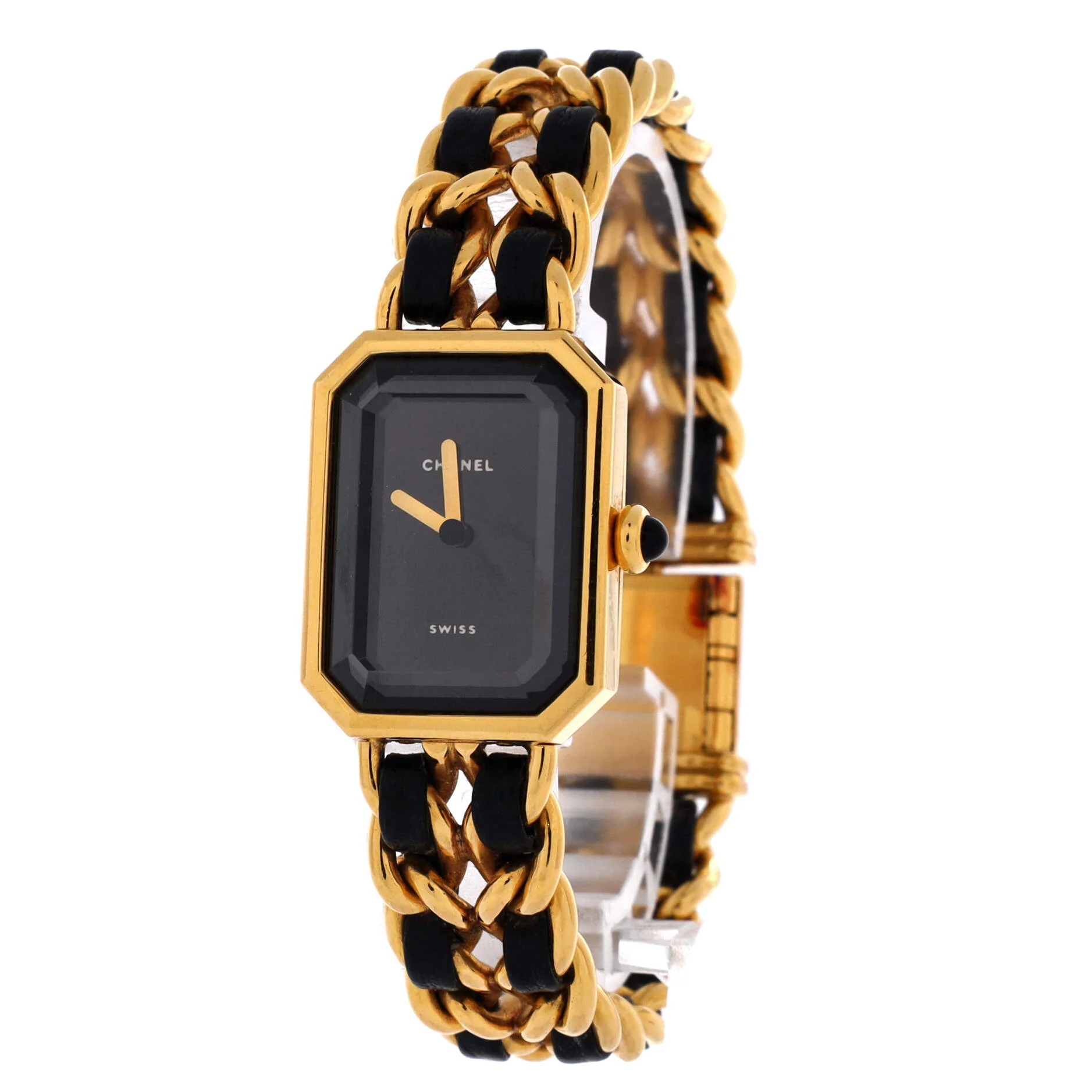 Premiere Rock Quartz Watch Plated Metal and Leather 20 - Image 2