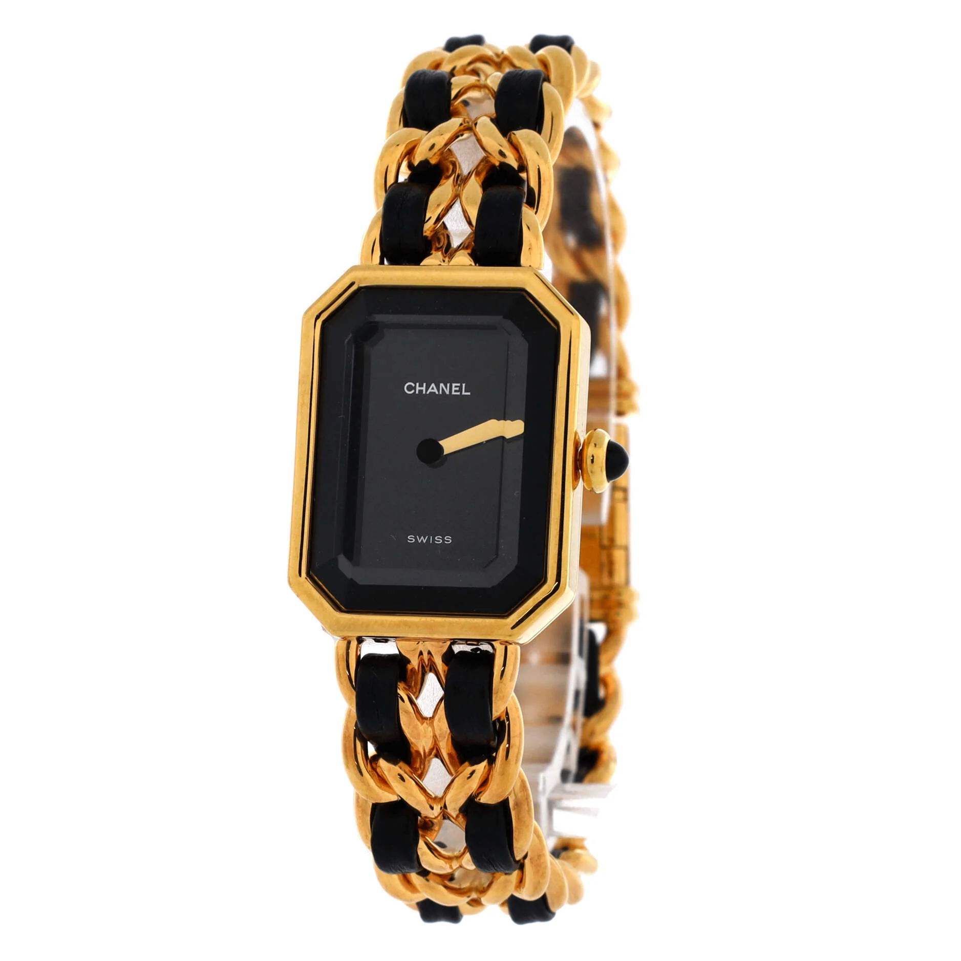 Premiere Rock Quartz Watch Plated Metal and Leather 20 - Image 2