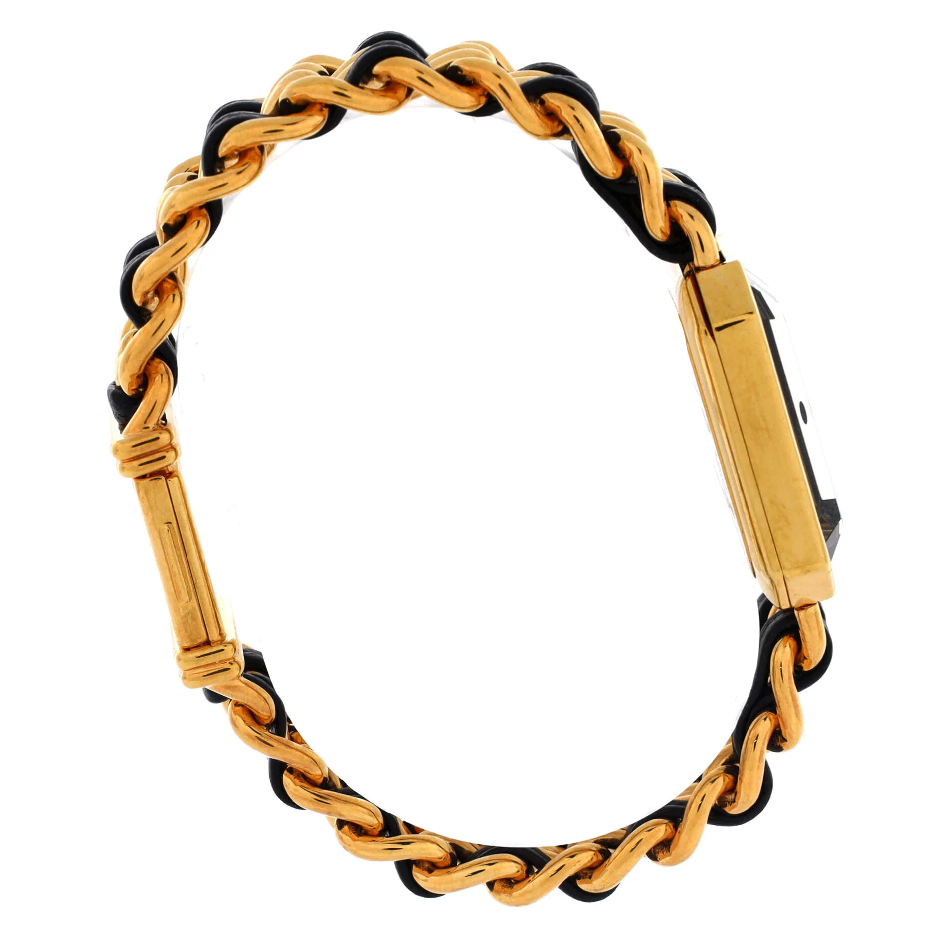 Premiere Rock Quartz Watch Plated Metal and Leather 20 - Image 3