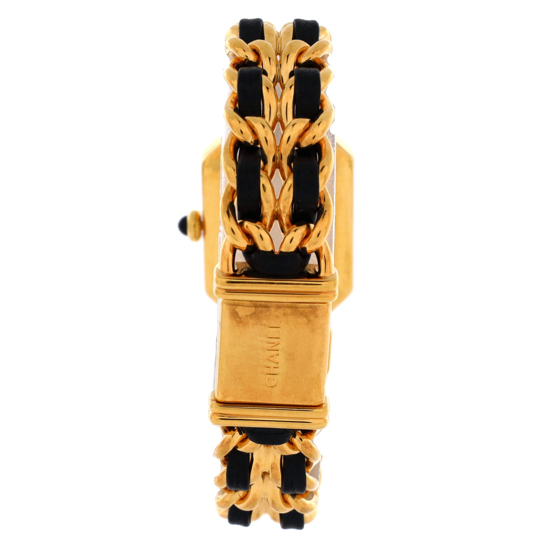 Premiere Rock Quartz Watch Plated Metal and Leather 20 - Image 4