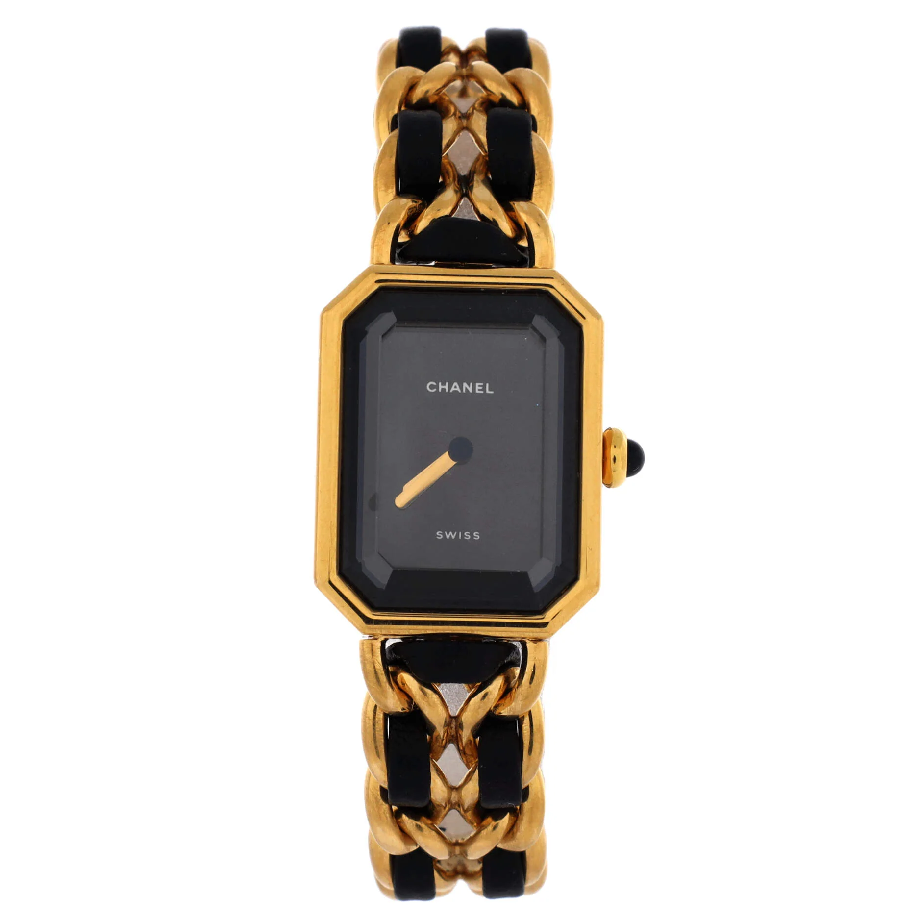 Premiere Rock Quartz Watch Plated Metal and Leather 20