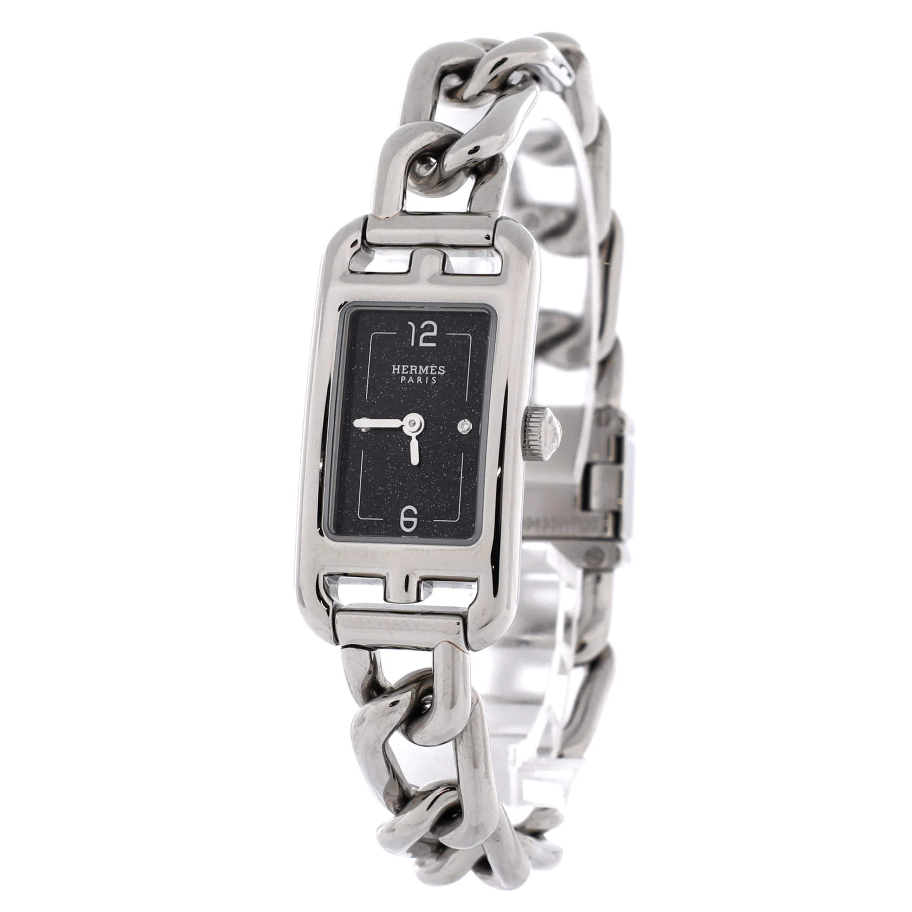 Nantucket Quartz Watch Stainless Steel with Aventurine Dial and Diamond Markers 17 - Image 3