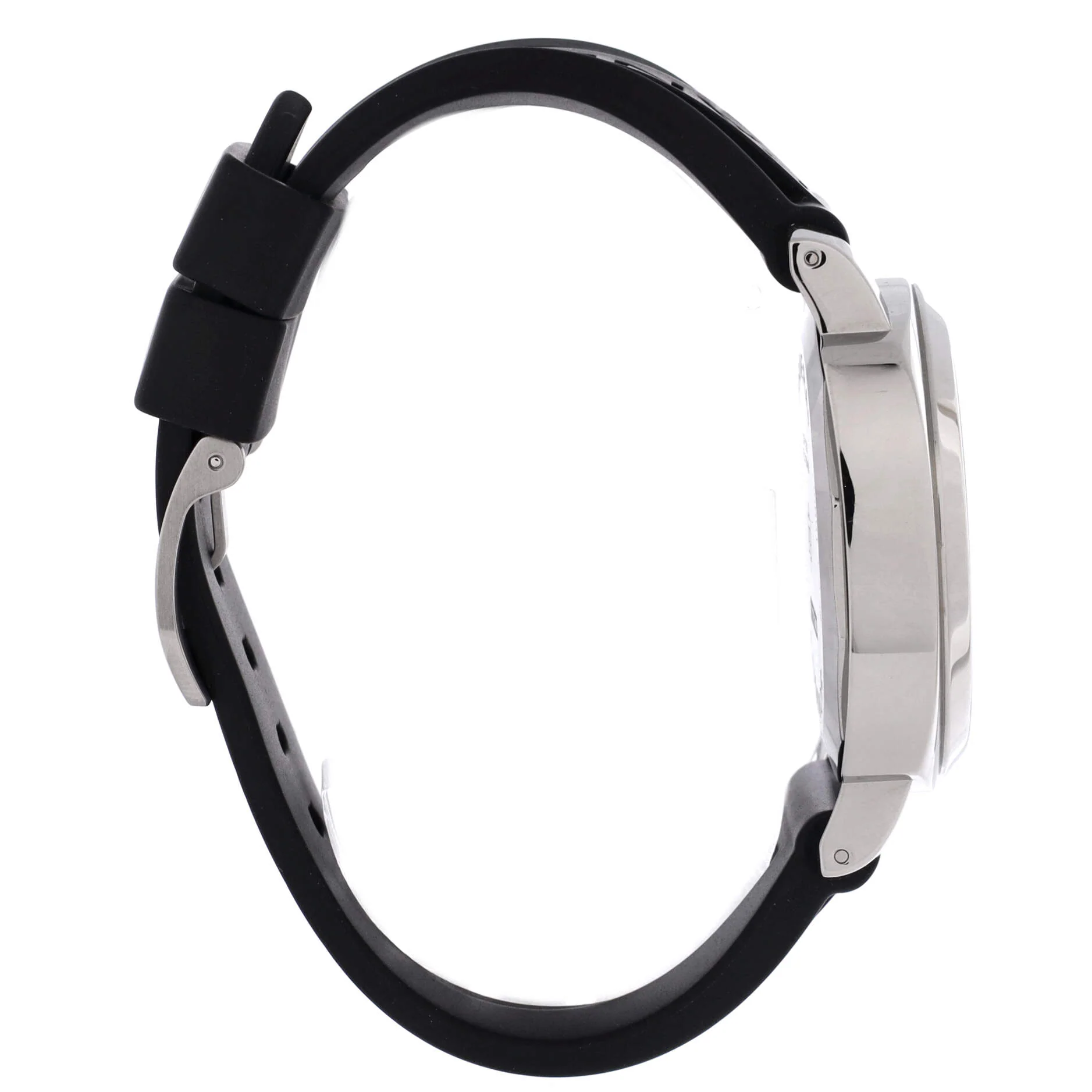 Luminor Base Logo Manual Watch Stainless Steel and Rubber 44 - Image 4